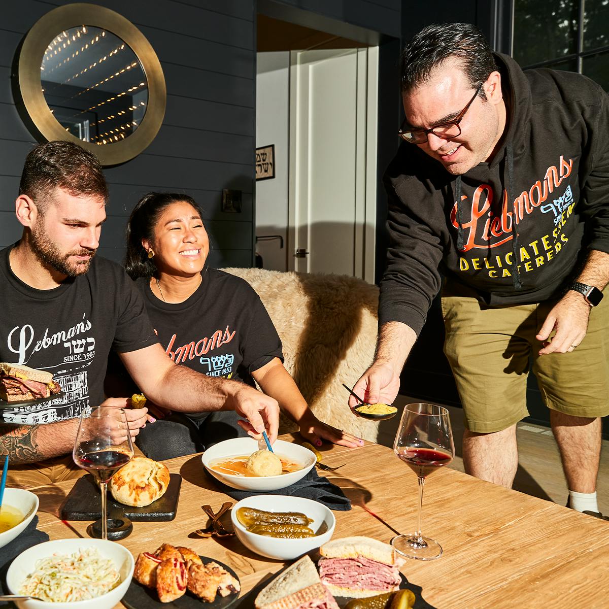 Liebman's Deli Pullover Hoodie by Liebman's Kosher Deli - Alternate image 2