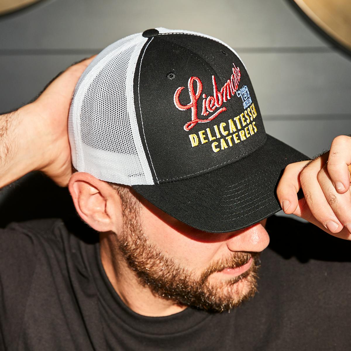 Liebman's Deli Trucker Snapback Hat by Liebman's Kosher Deli - Alternate image 4