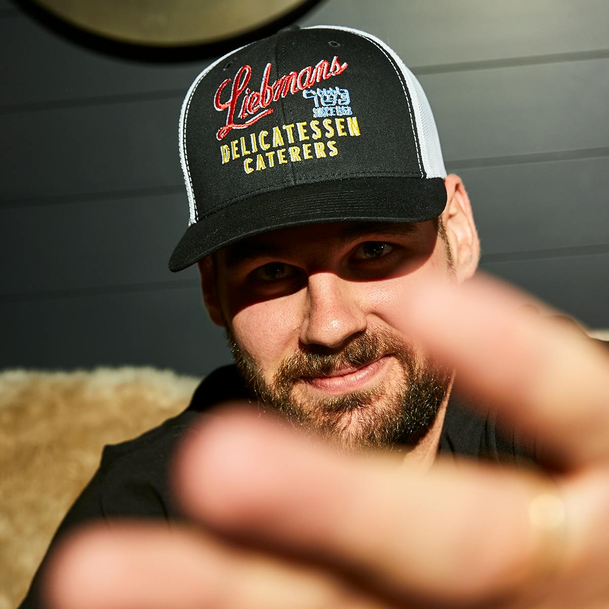 Liebman's Deli Trucker Snapback Hat by Liebman's Kosher Deli - Alternate image 3