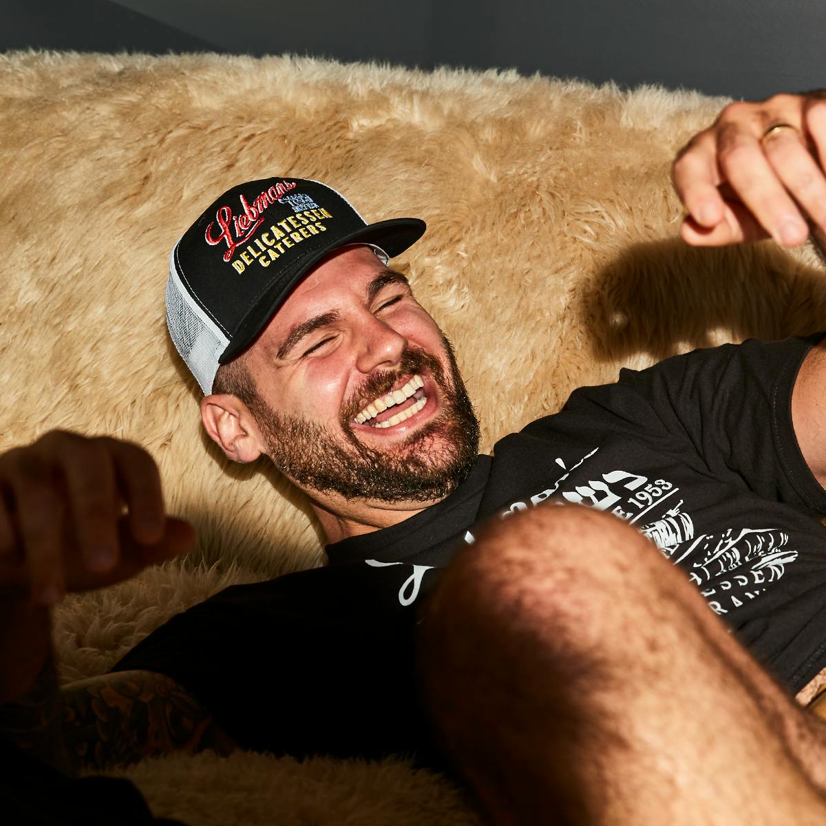 Liebman's Deli Trucker Snapback Hat by Liebman's Kosher Deli - Alternate image 1