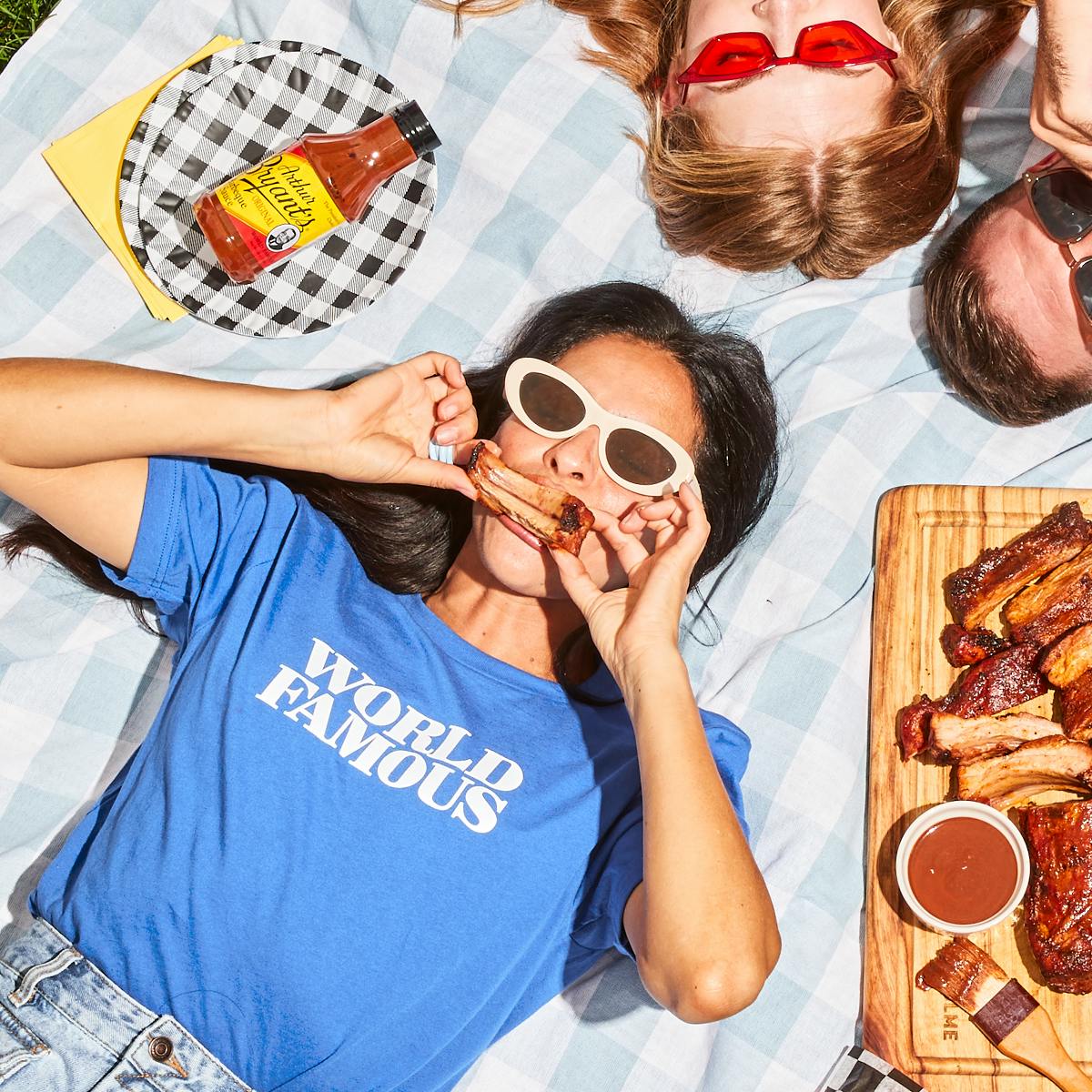 "World Famous" T-Shirt by Arthur Bryant's Barbeque - Alternate image 4