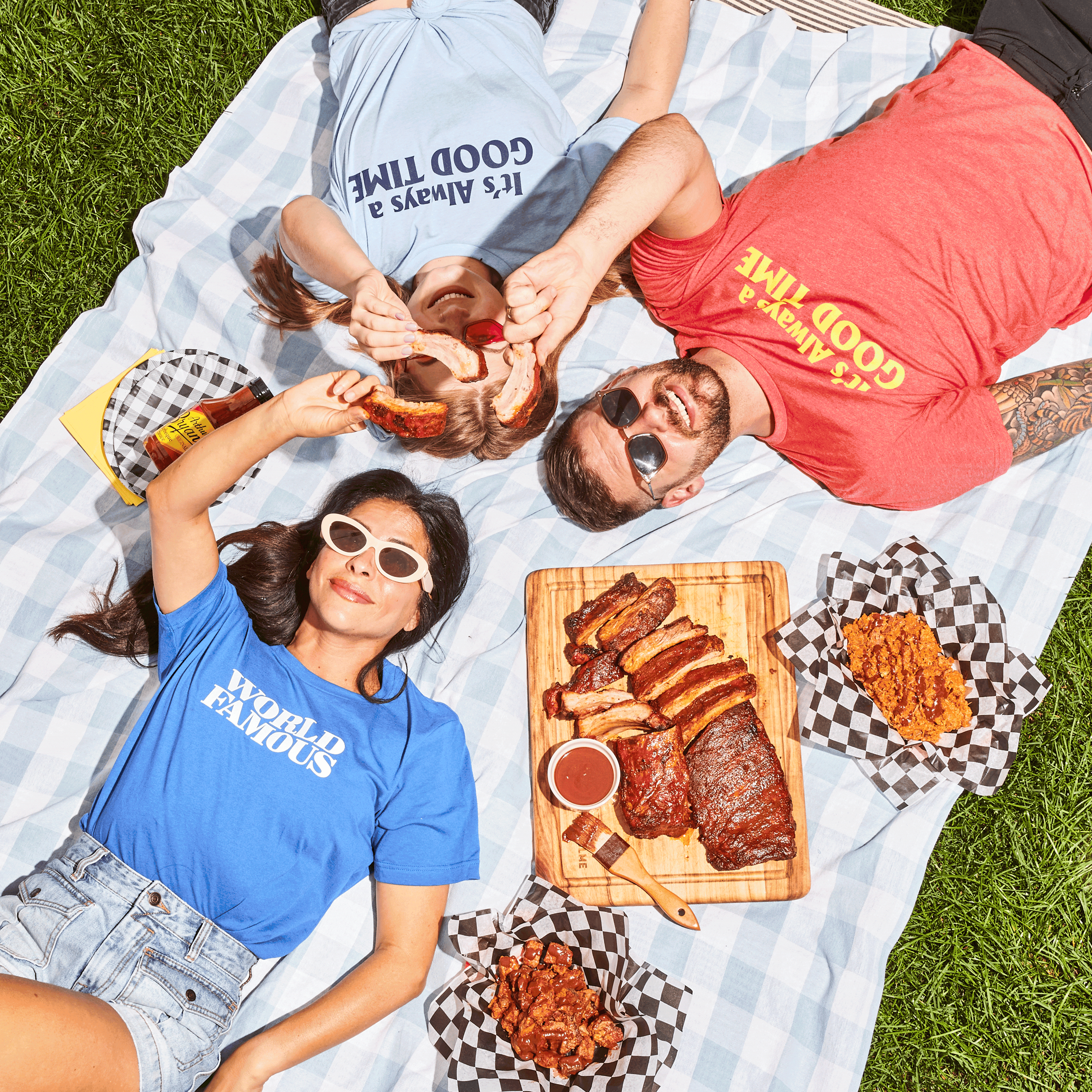 "World Famous" T-Shirt by Arthur Bryant's Barbeque - Alternate image 1