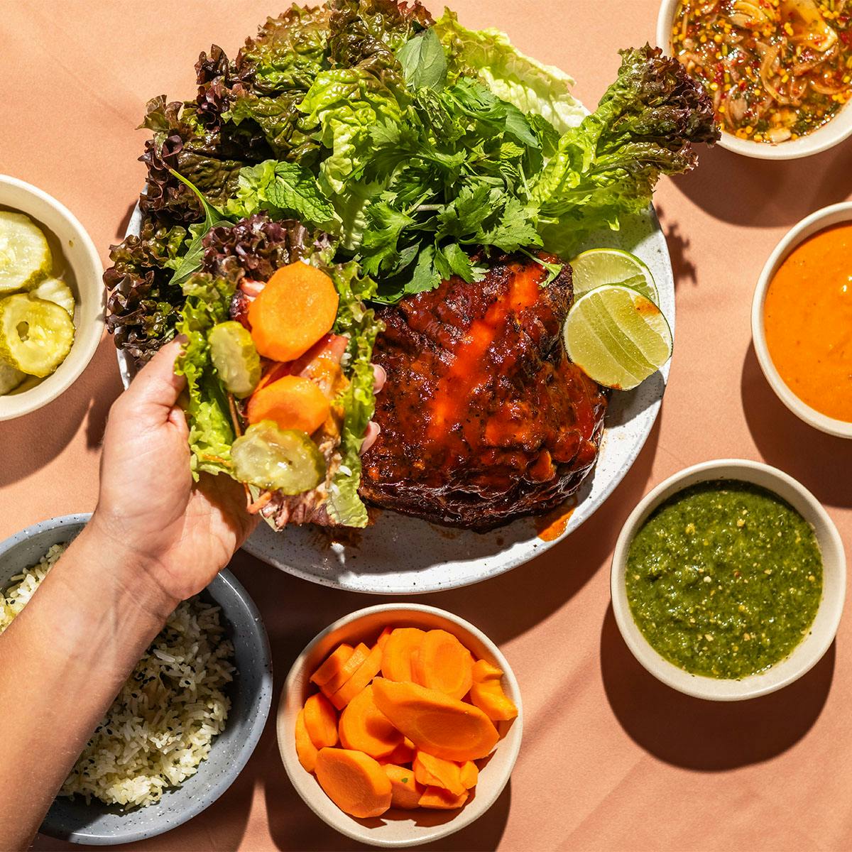 Smoked Pork Shoulder Bo Ssam Dinner for 4 by Loro Asian Smokehouse & Bar - Alternate image 2