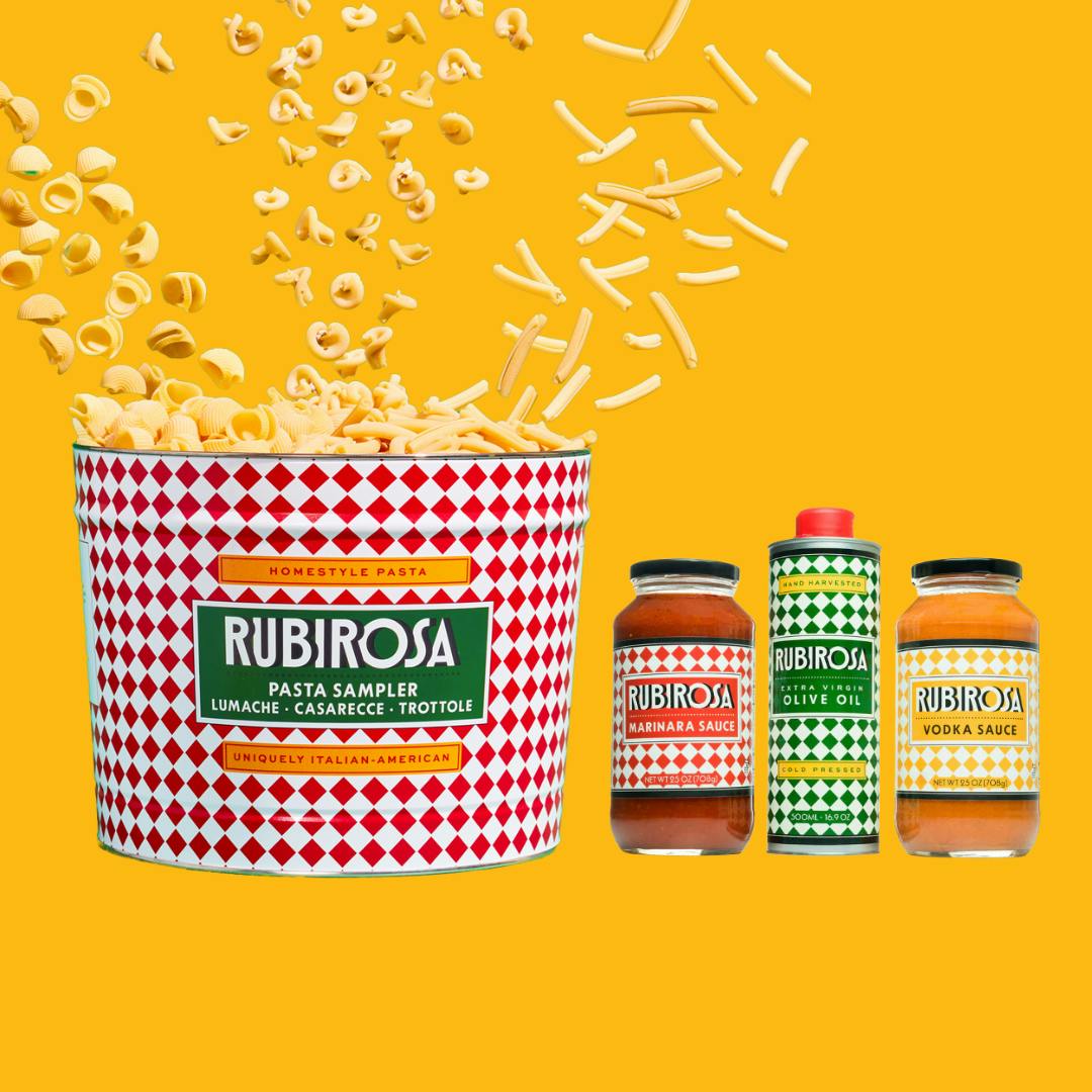 Pasta Sampler, Sauce & Olive Oil Gift Set by Rubirosa Pizza