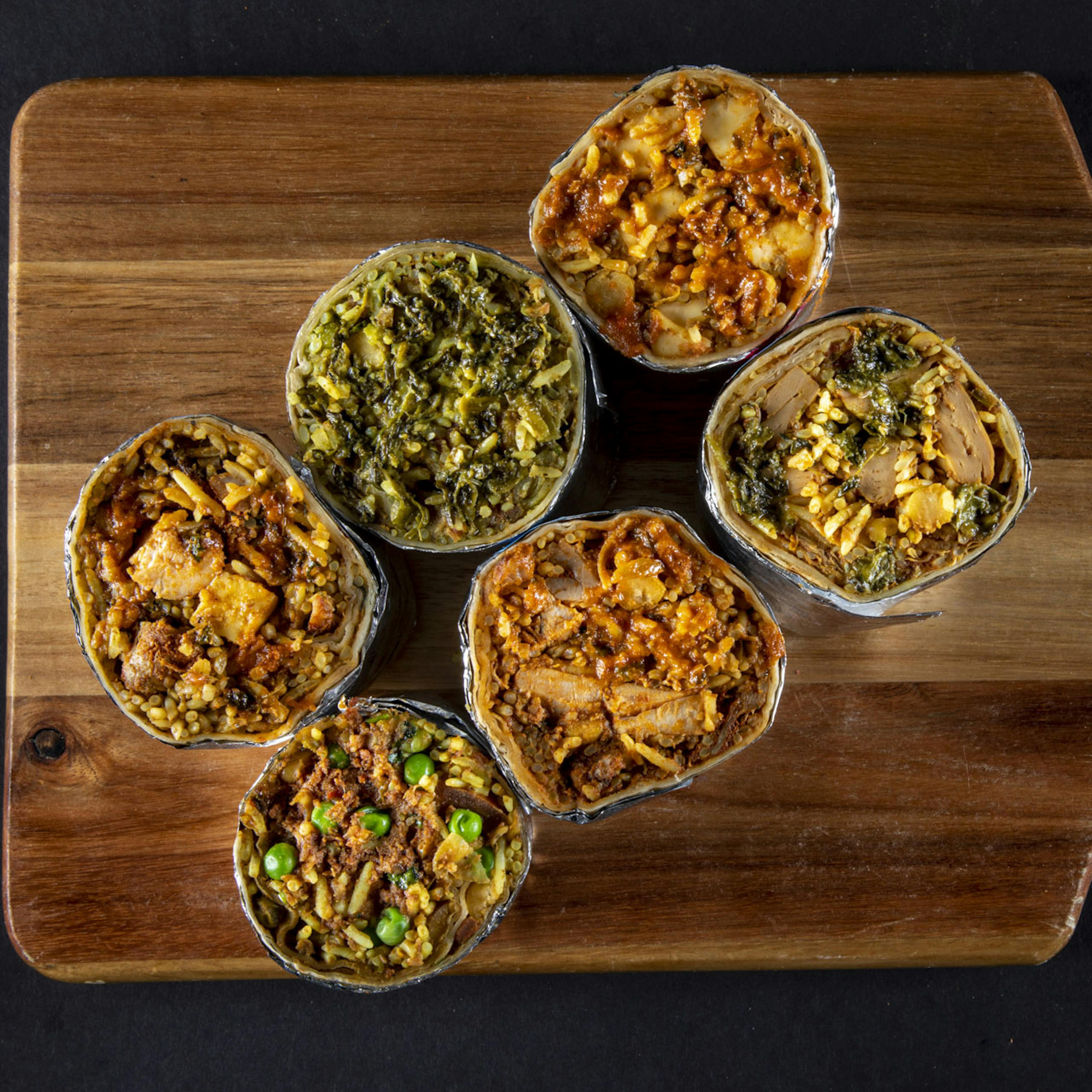 Indian Burritos - 6 Pack by Curry Up Now