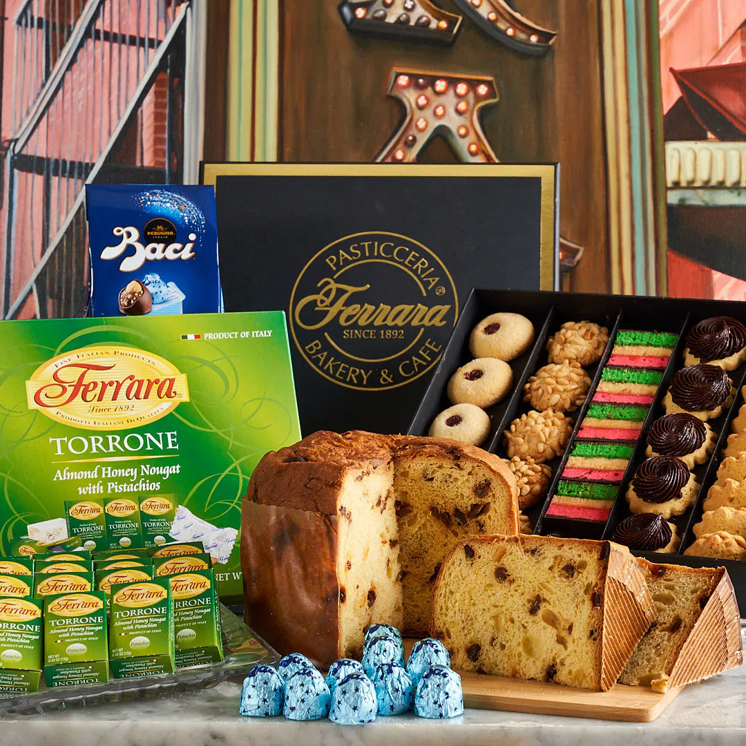 Italian Dessert Sampler Gift Box by Ferrara Bakery