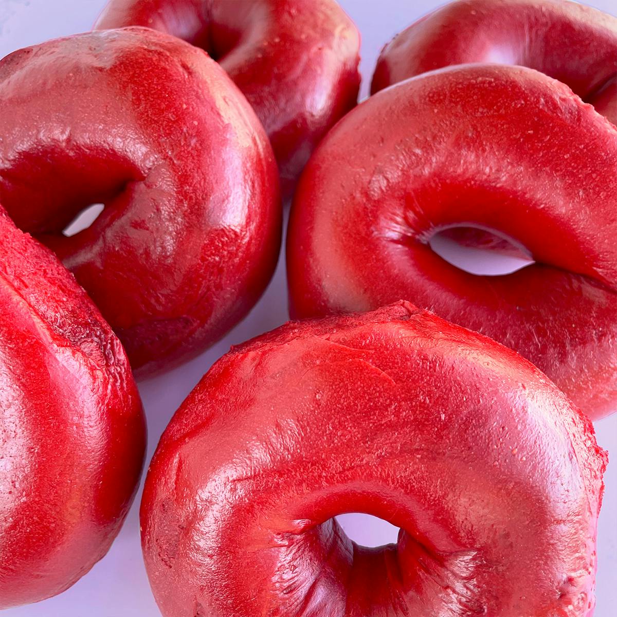 Valentine's Day Red Bagels - Dozen by Collegetown Bagels - Alternate image 1