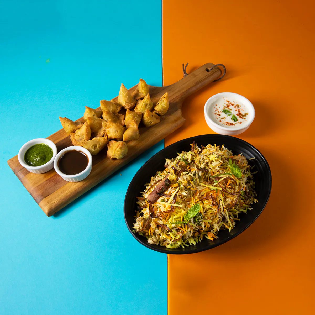 The "West Dilli" Biryani Meal for 4 by Curry Up Now