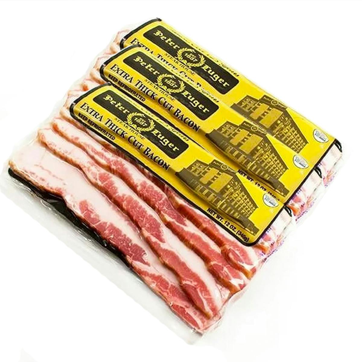 Peter Luger Extra Thick Cut Bacon - 6 Pack by Peter Luger Steak House
