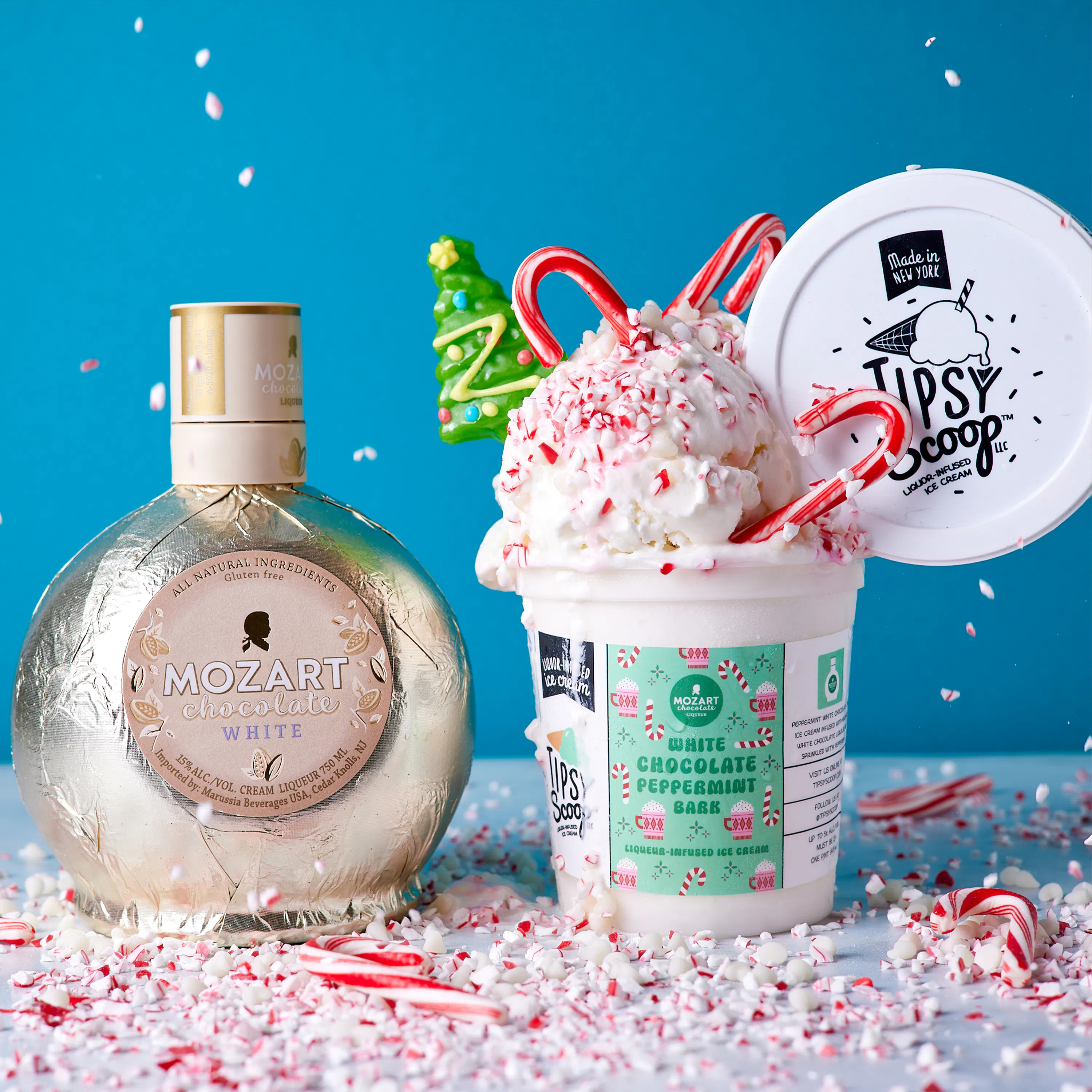 "Holiday Spirits" Boozy Ice Cream - 4 Pints by Tipsy Scoop Boozy Ice Cream - Alternate image 4