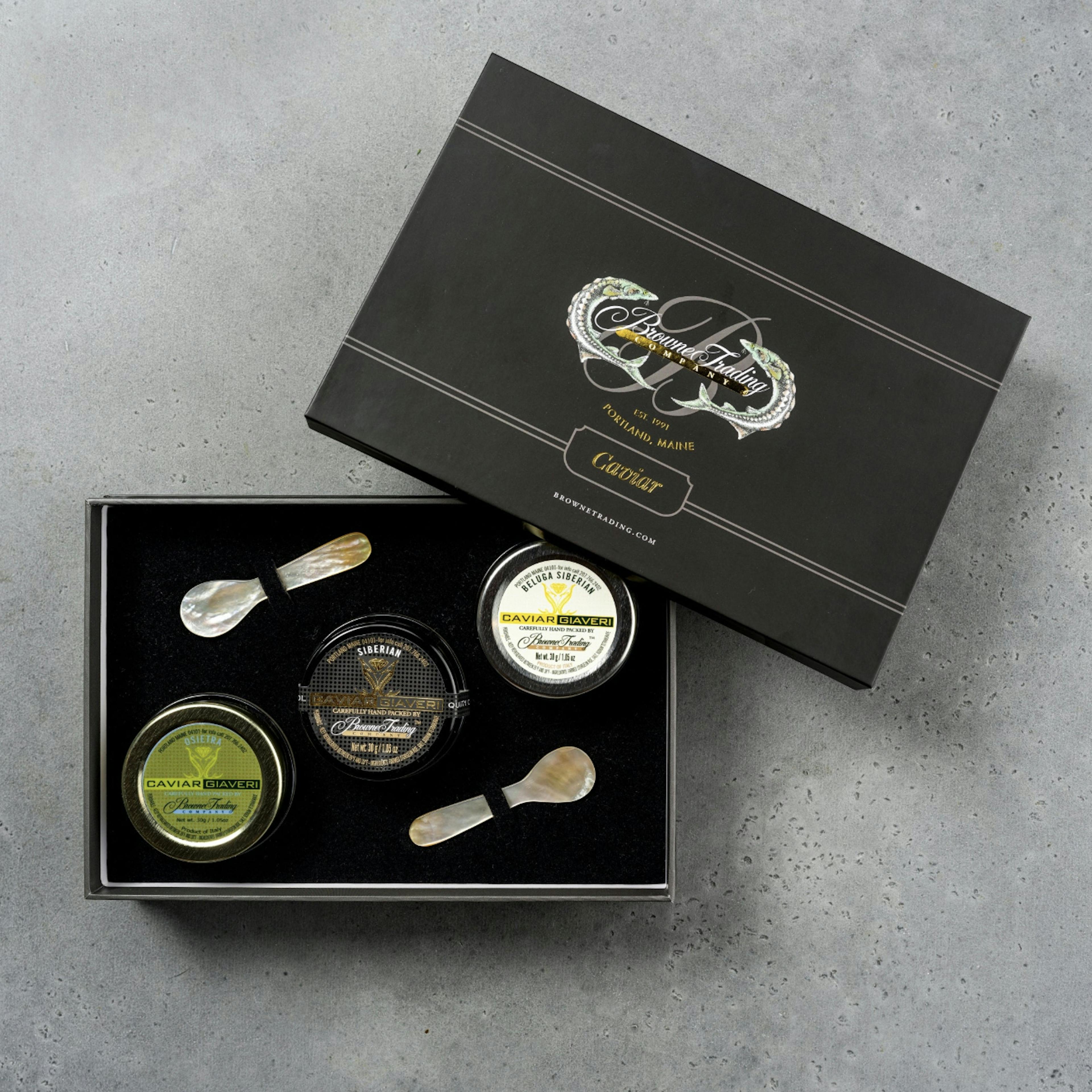Italian Caviar Trio Gift Set by Browne Trading Company