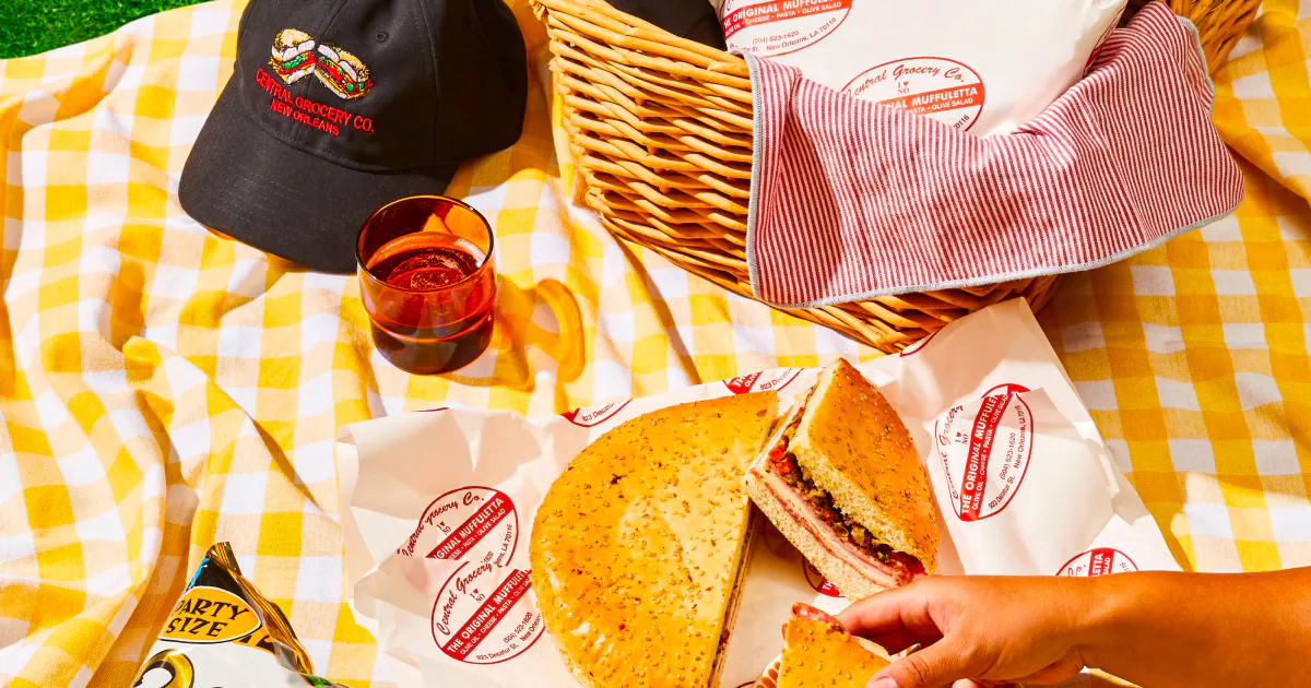 Goldbelly x Central Grocery: Original Muffuletta Sandwich - 2-Pack (Serves 6-8)