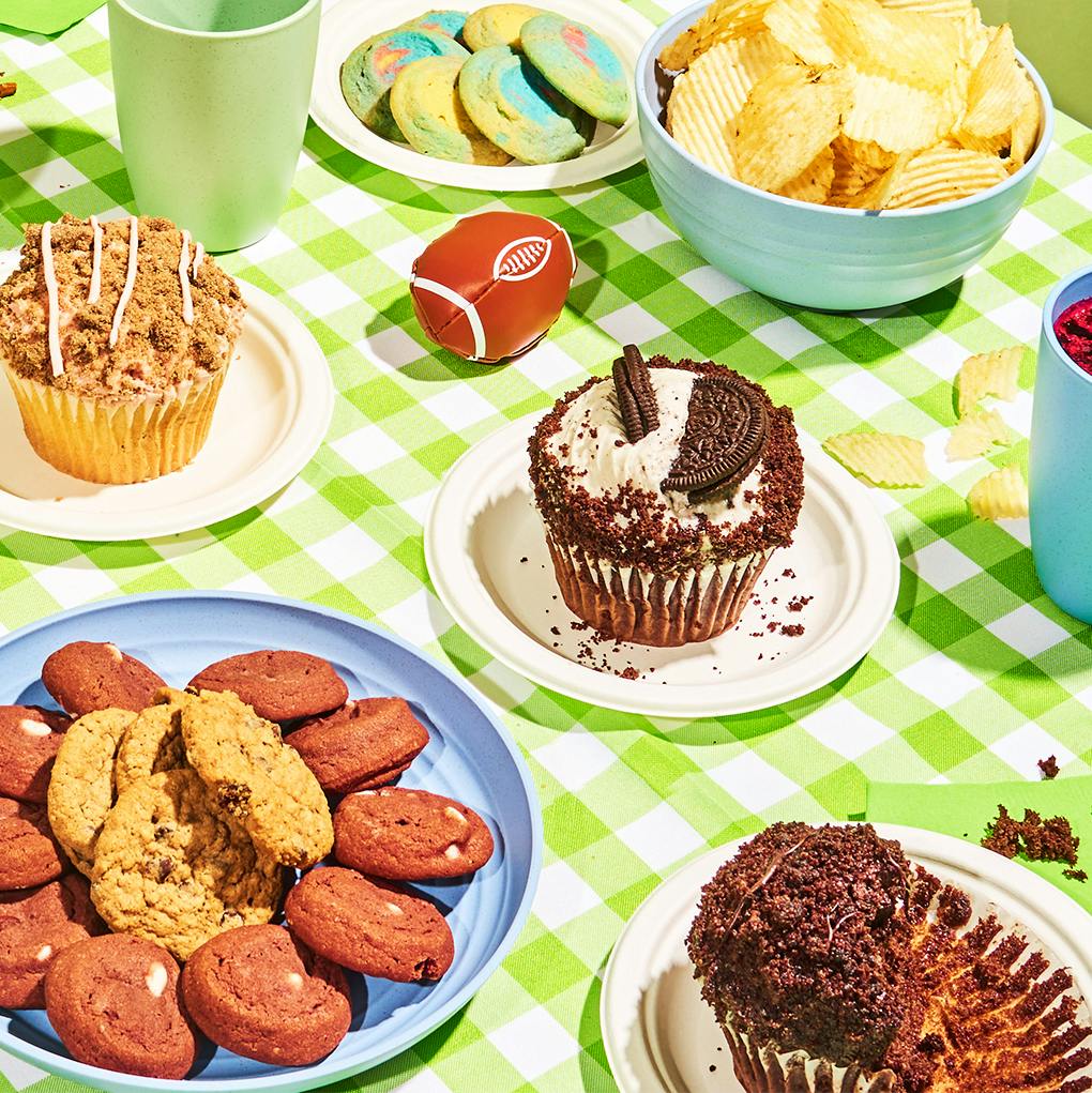 Super Bowl Jumbo Cupcakes - Choose Your Own 12 Pack by Crumbs Bakeshop - Alternate image 1