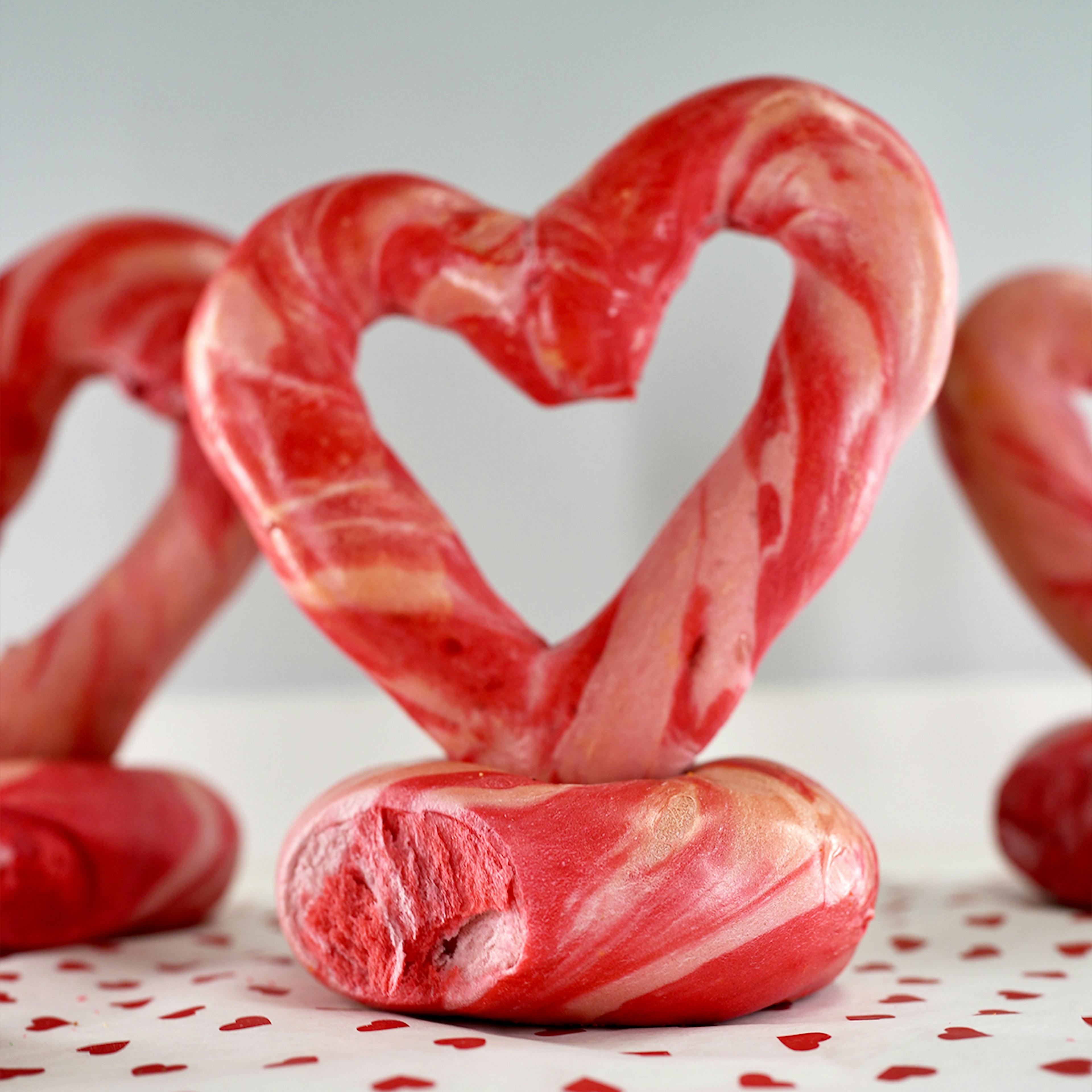Heart-Shaped Bagel Dozen by The Bagel Nook