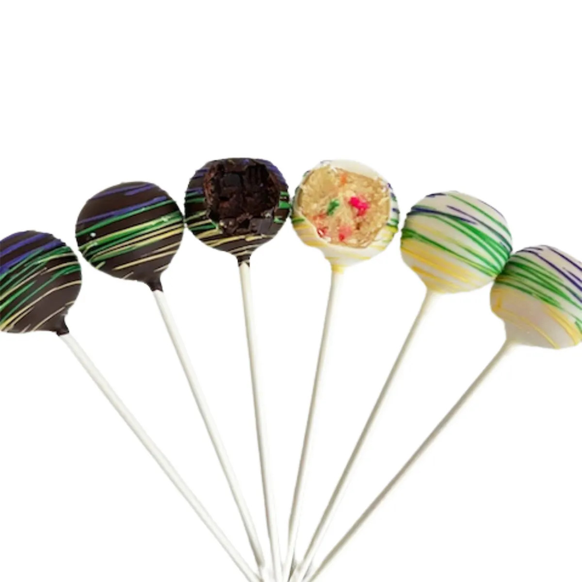 Mardi Gras Cake Pops by Mini Melanie - Alternate image 1