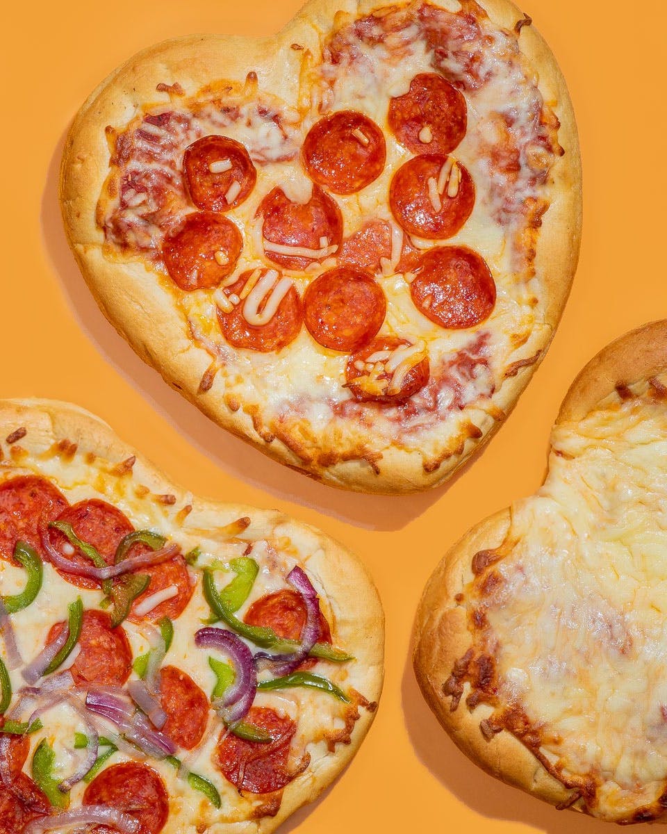 Heart Shaped Pizza - Choose Your Own 3 Pack