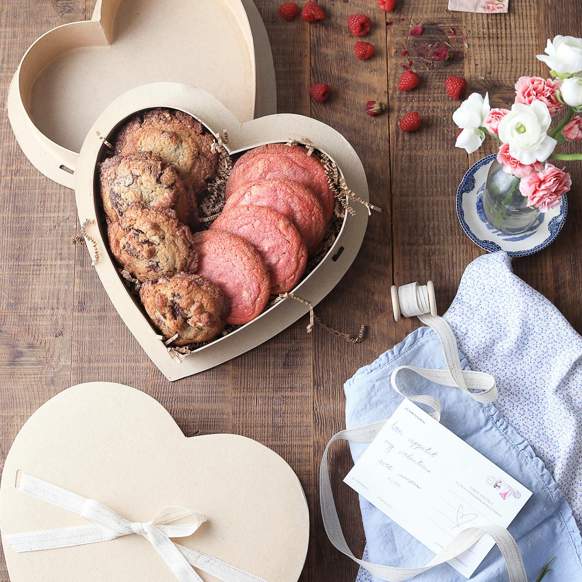 Valentine's Day Heart Cookie Gift Box by Maman
