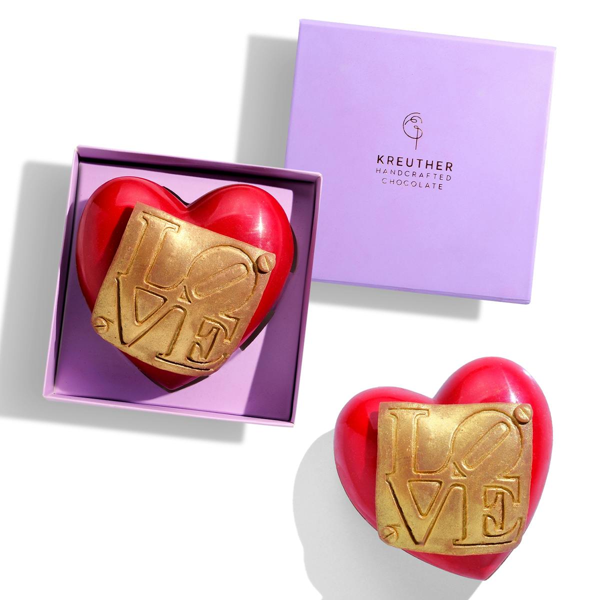 PB&J Love Heart by Kreuther Handcrafted Chocolate - Alternate image 1