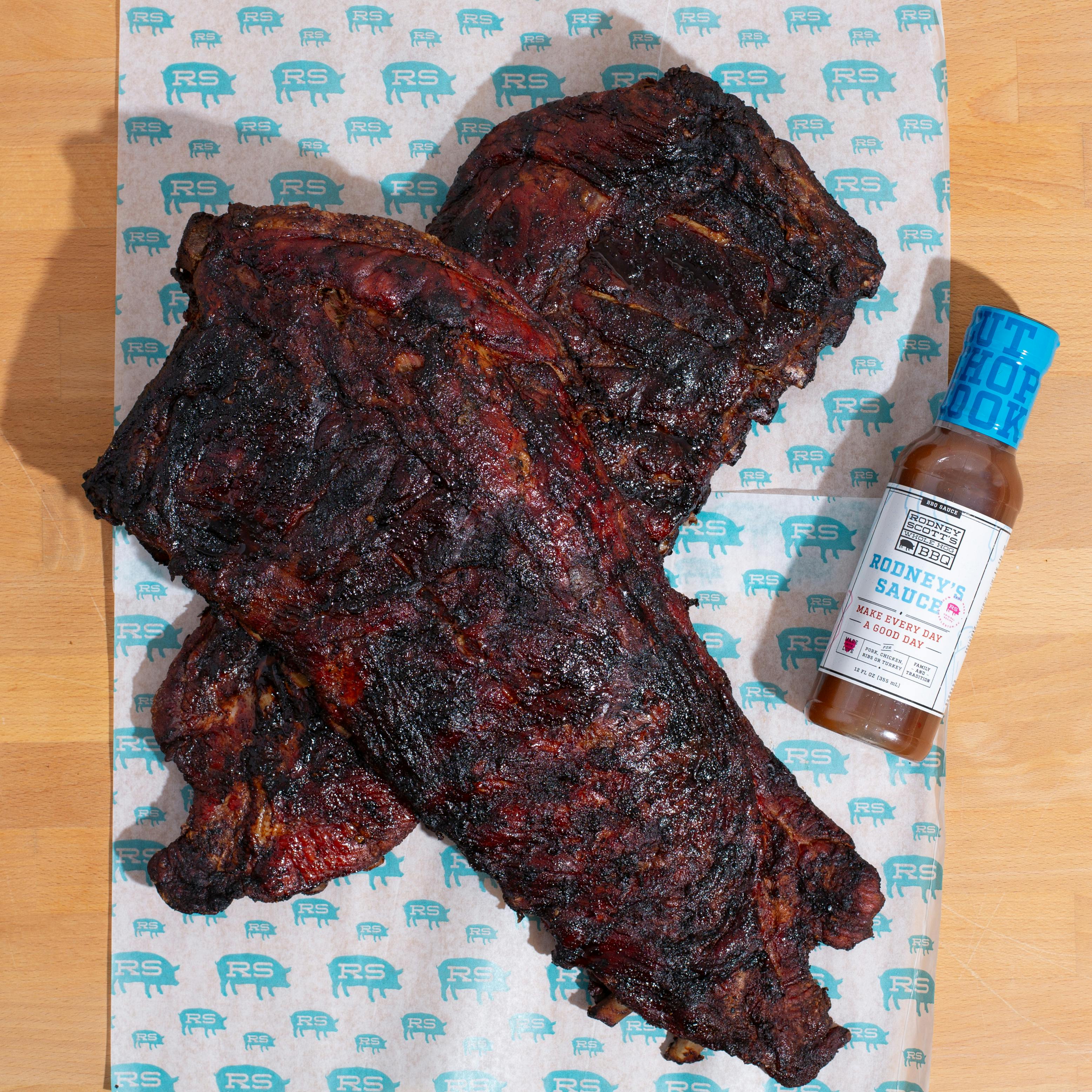Smoked & Glazed Pork Spare Ribs + BBQ Sauce by Rodney Scott’s Whole Hog BBQ - Alternate image 1