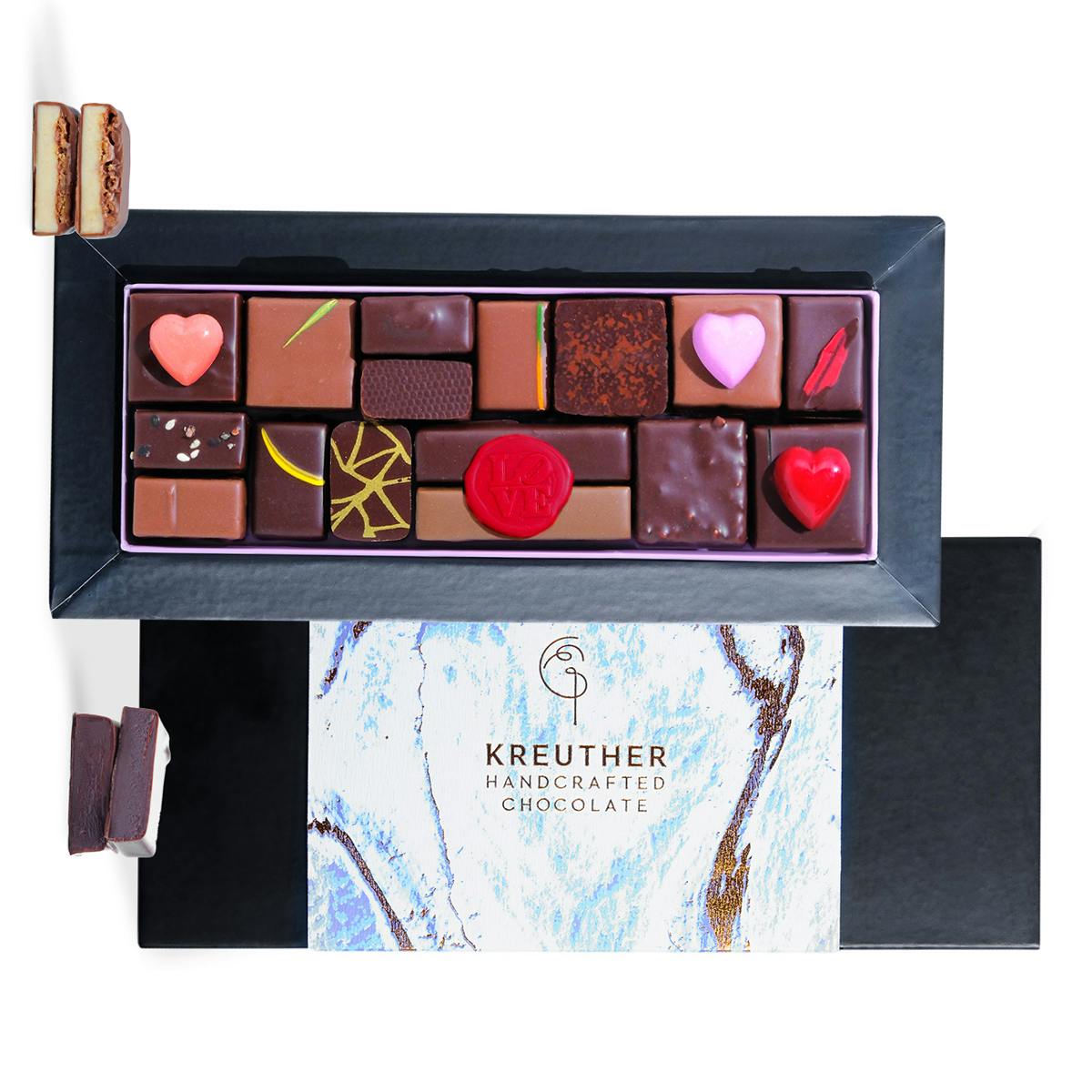 Valentine's Day Chef Selection Box - 24 Piece by Kreuther Handcrafted Chocolate