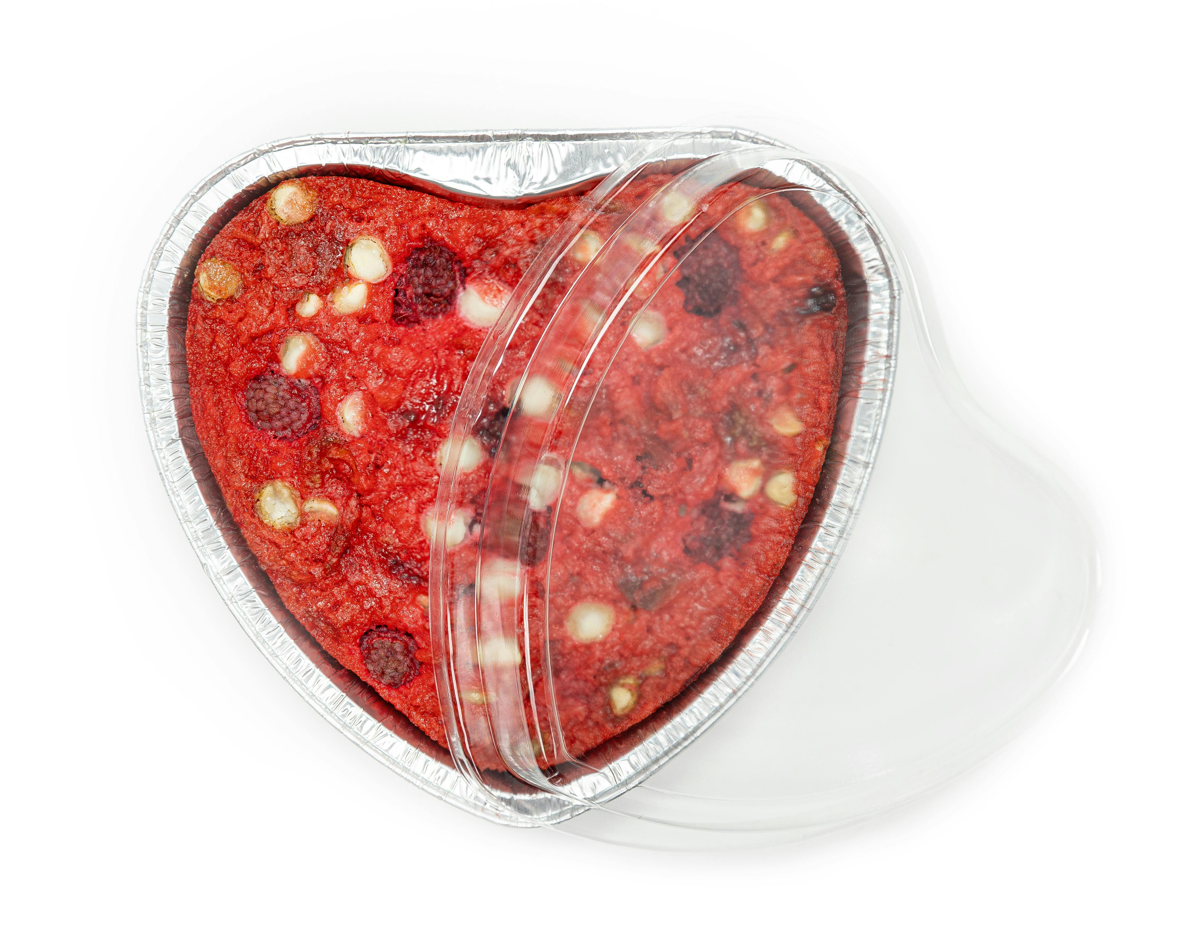 Valentine’s Day Raspberry White Chocolate Bread Pudding Tray by Chef Adrianne Calvo - Alternate image 1