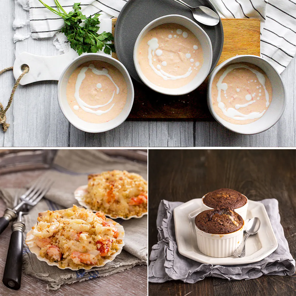 3-Course Valentine's Day Dinner for 2 by Hancock Gourmet Lobster Co.