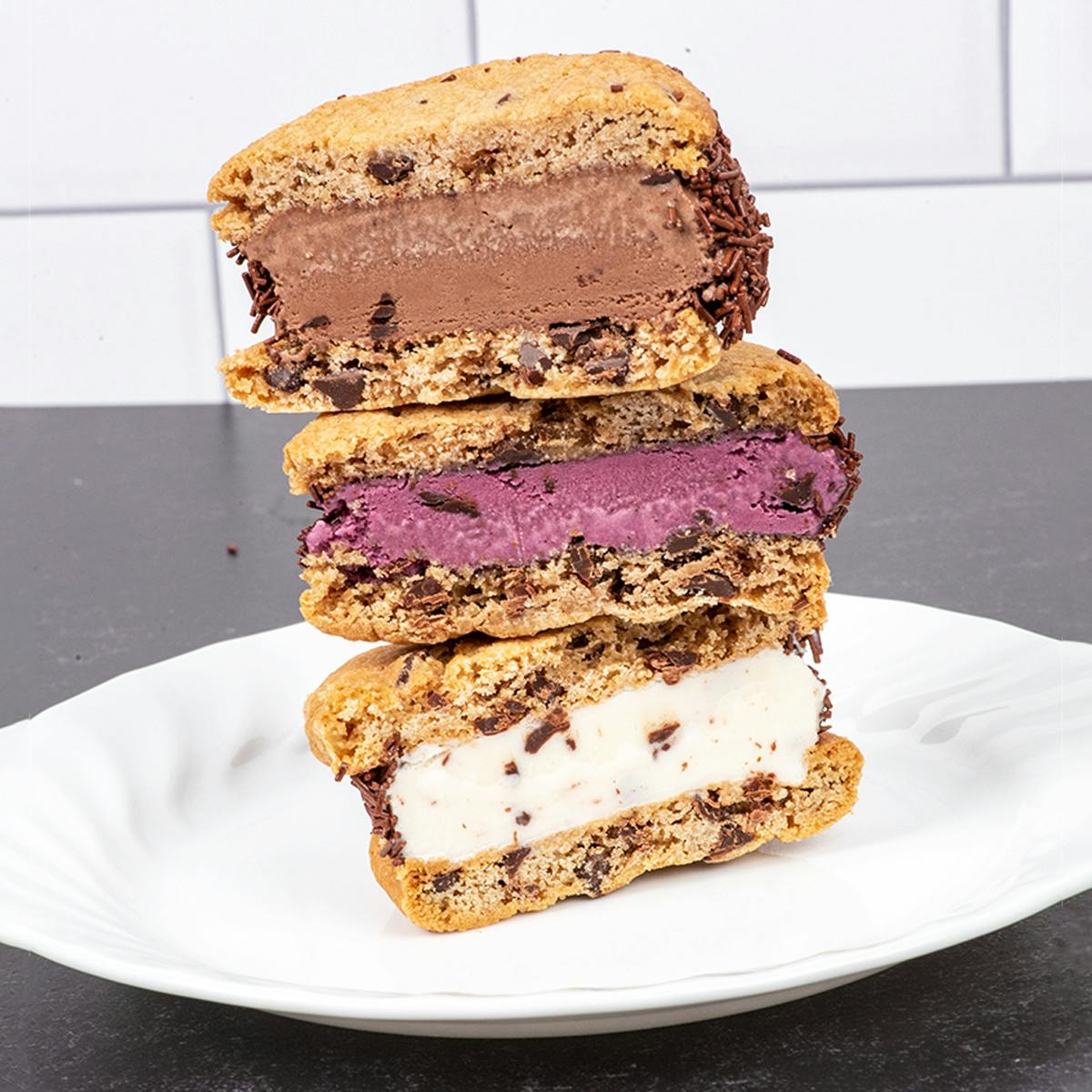 Valentine's “Chip Wheelies” Ice Cream Sandwiches - 12 Pack by Graeter's Ice Cream - Alternate image 3