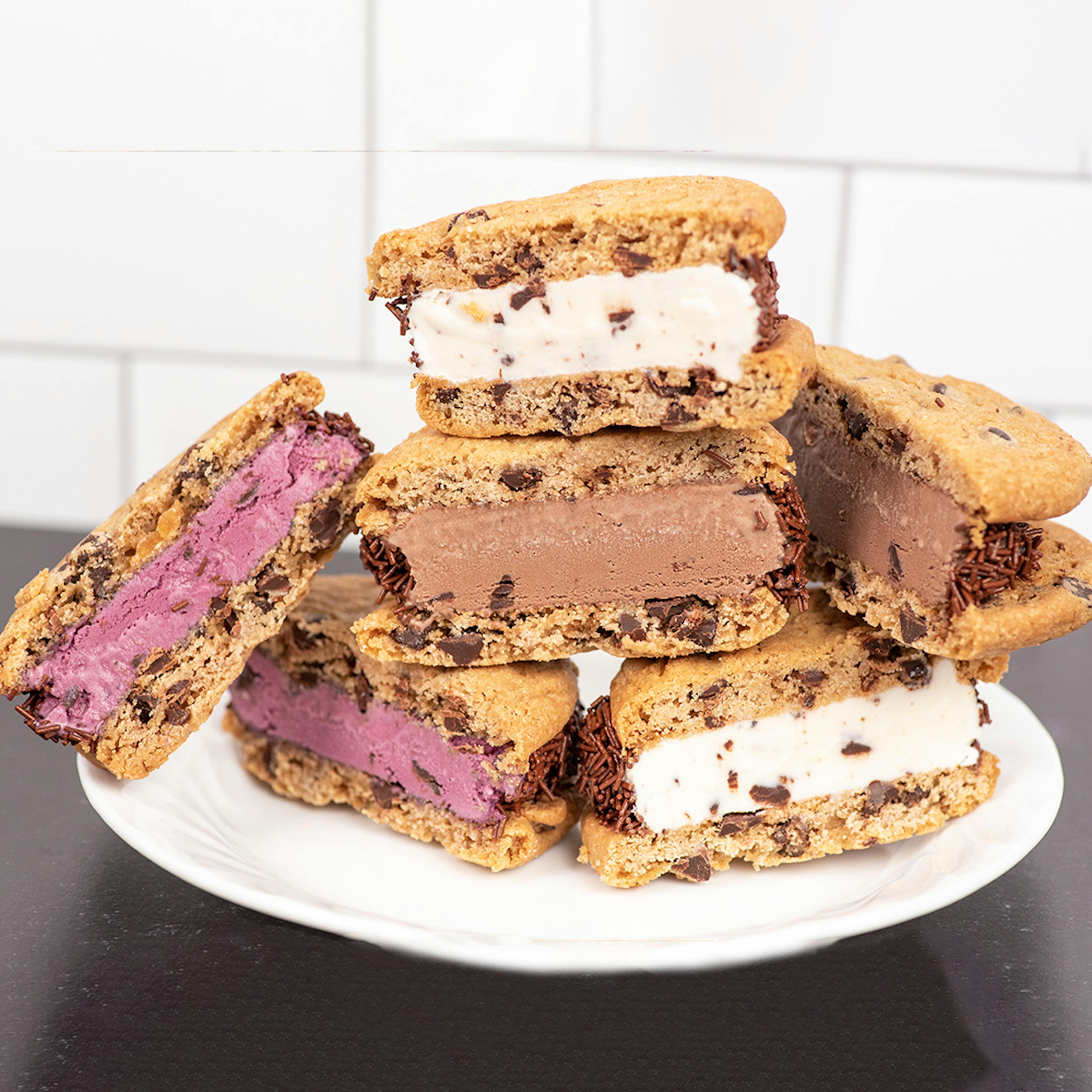 Valentine's “Chip Wheelies” Ice Cream Sandwiches - 12 Pack by Graeter's Ice Cream - Alternate image 2