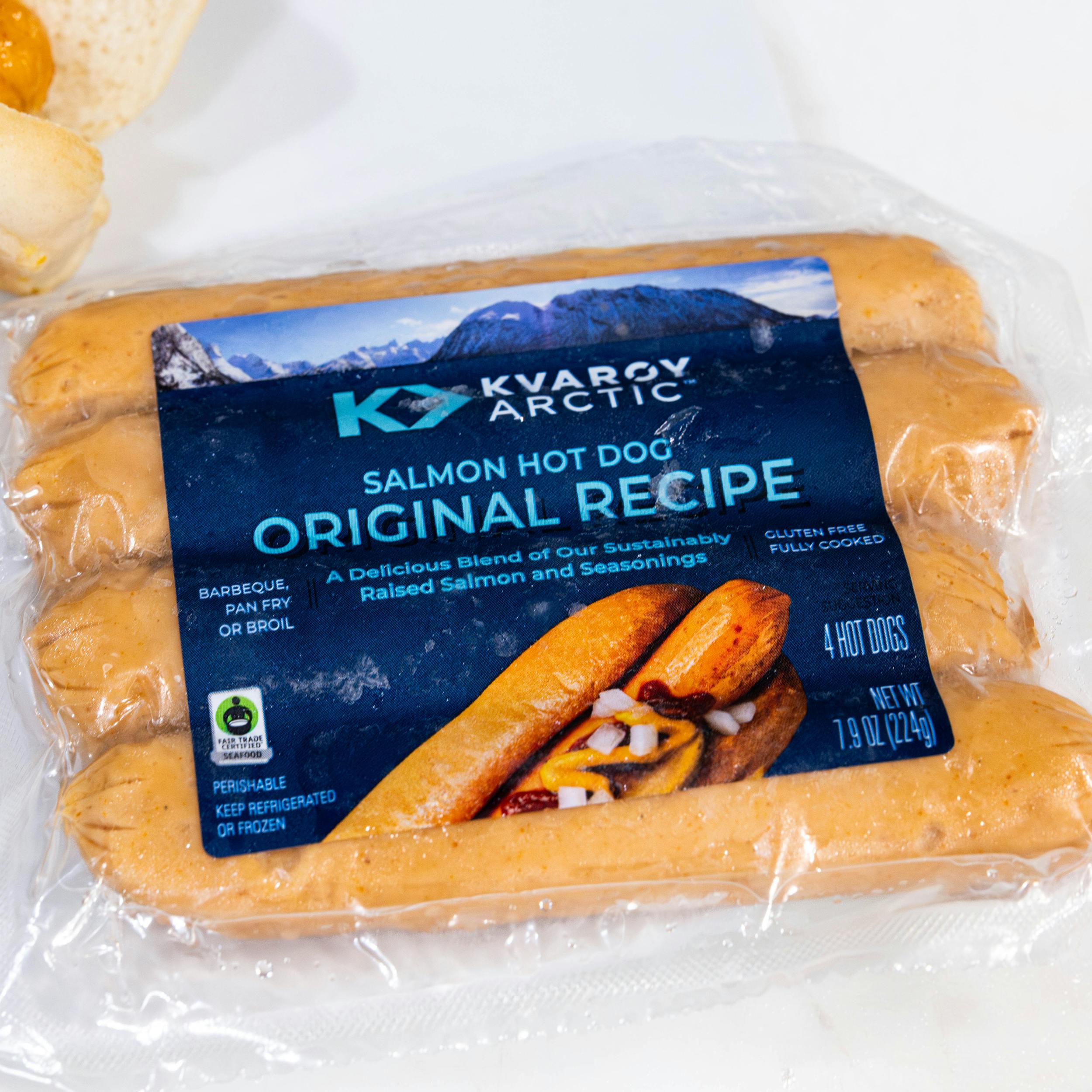Salmon Hot Dogs, Arctic, 4 Pack by Pike Place Fish Market - Alternate image 3