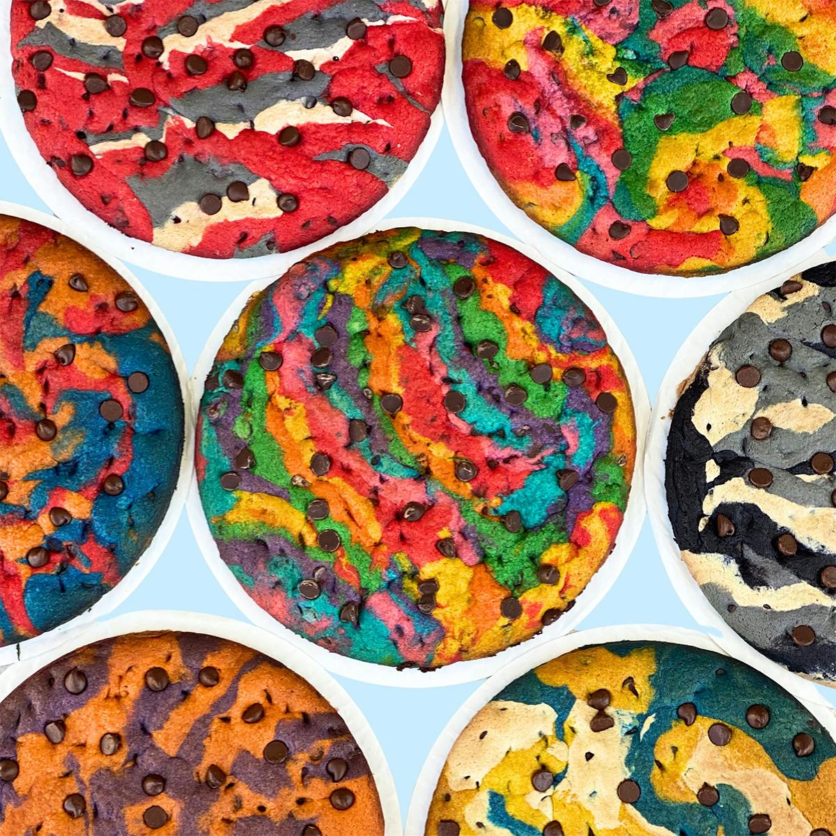 Choose Your Own Colors Chocolate Chip Cookie Cake by Baked in Color - Alternate image 1