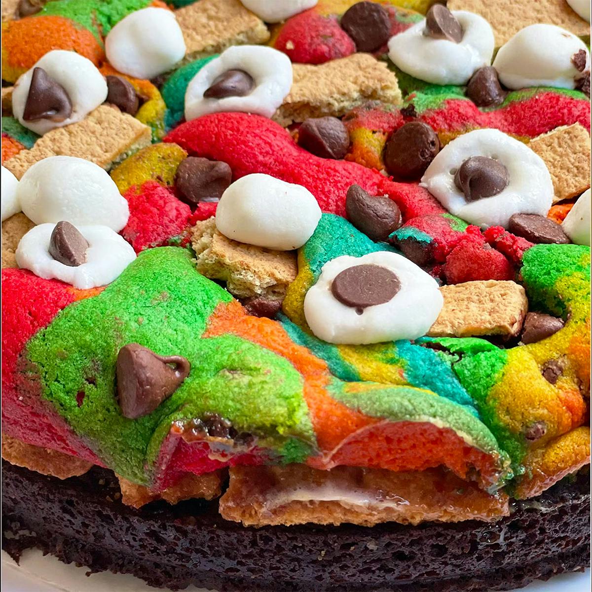 S'mores Brookie Cake by Baked in Color