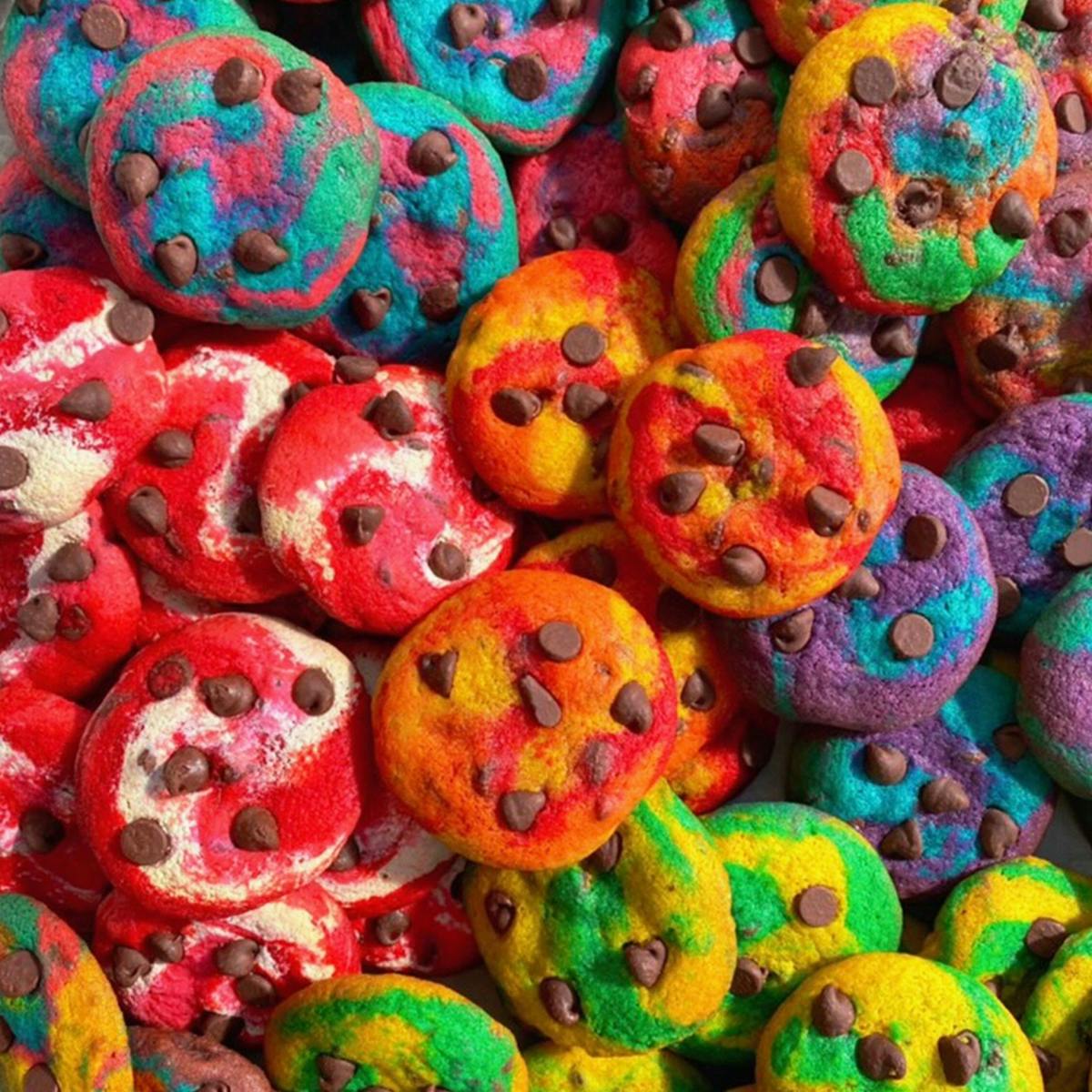 Choose Your Own Colors Chocolate Chip Cookie Gift Tin - 30 Pack by Baked in Color