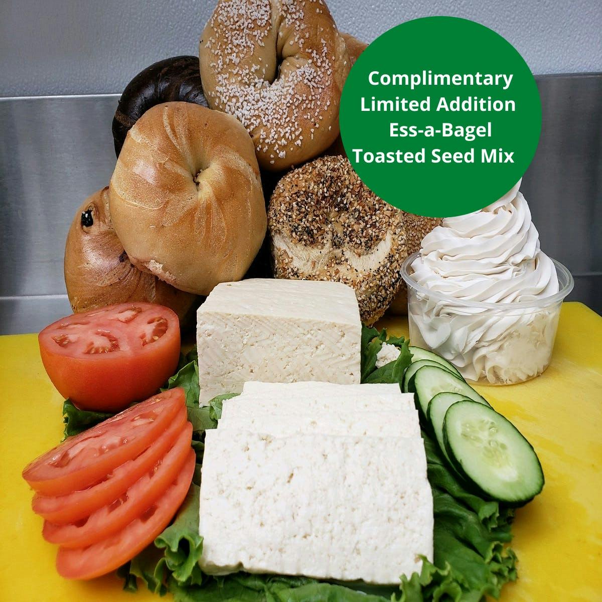 Vegan Special: Essa Bagel Dozen + Tofu Spread + 4 FREE BAGELS by Ess-a-Bagel