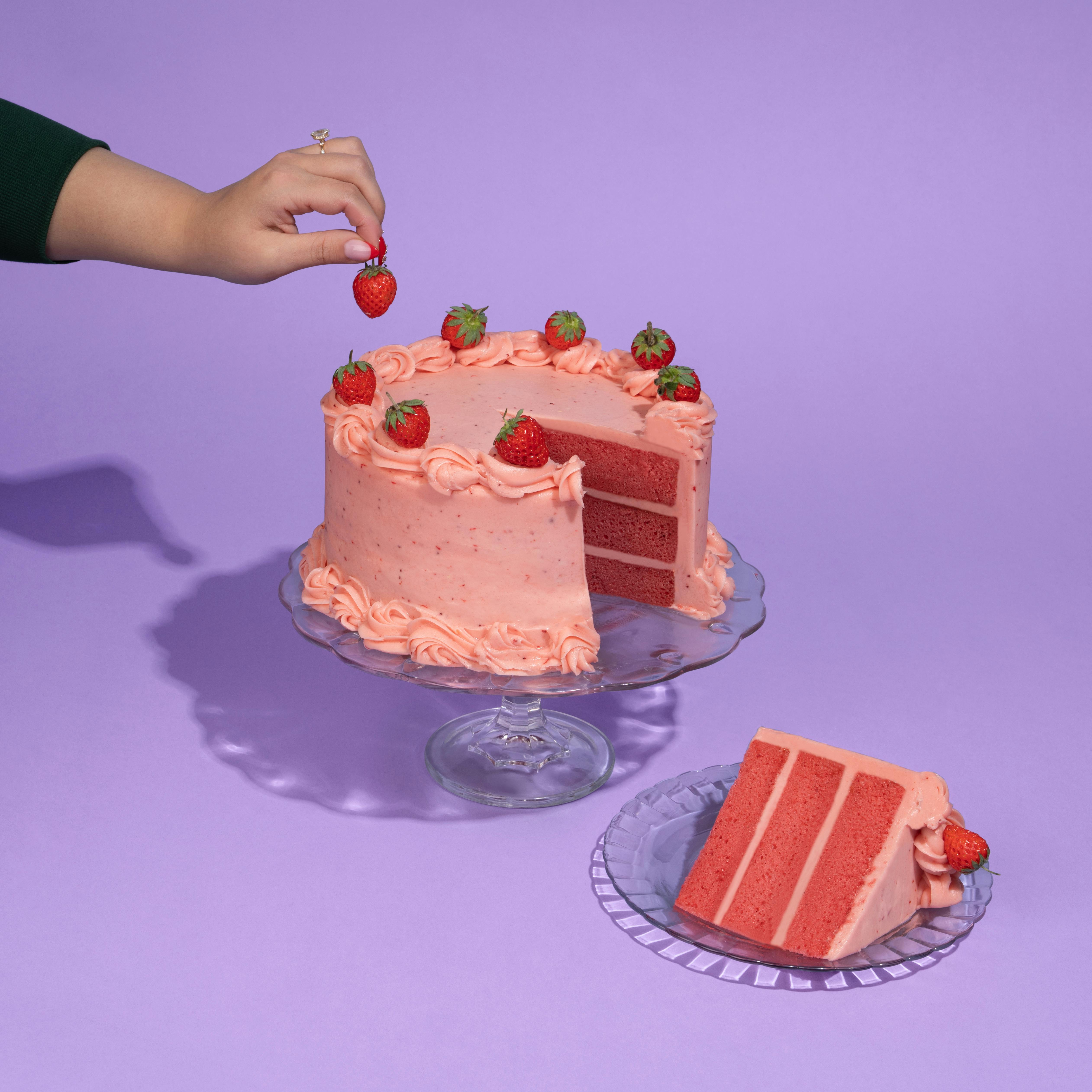 Signature Strawberry Cake by Edgar's Bakery - Alternate image 3