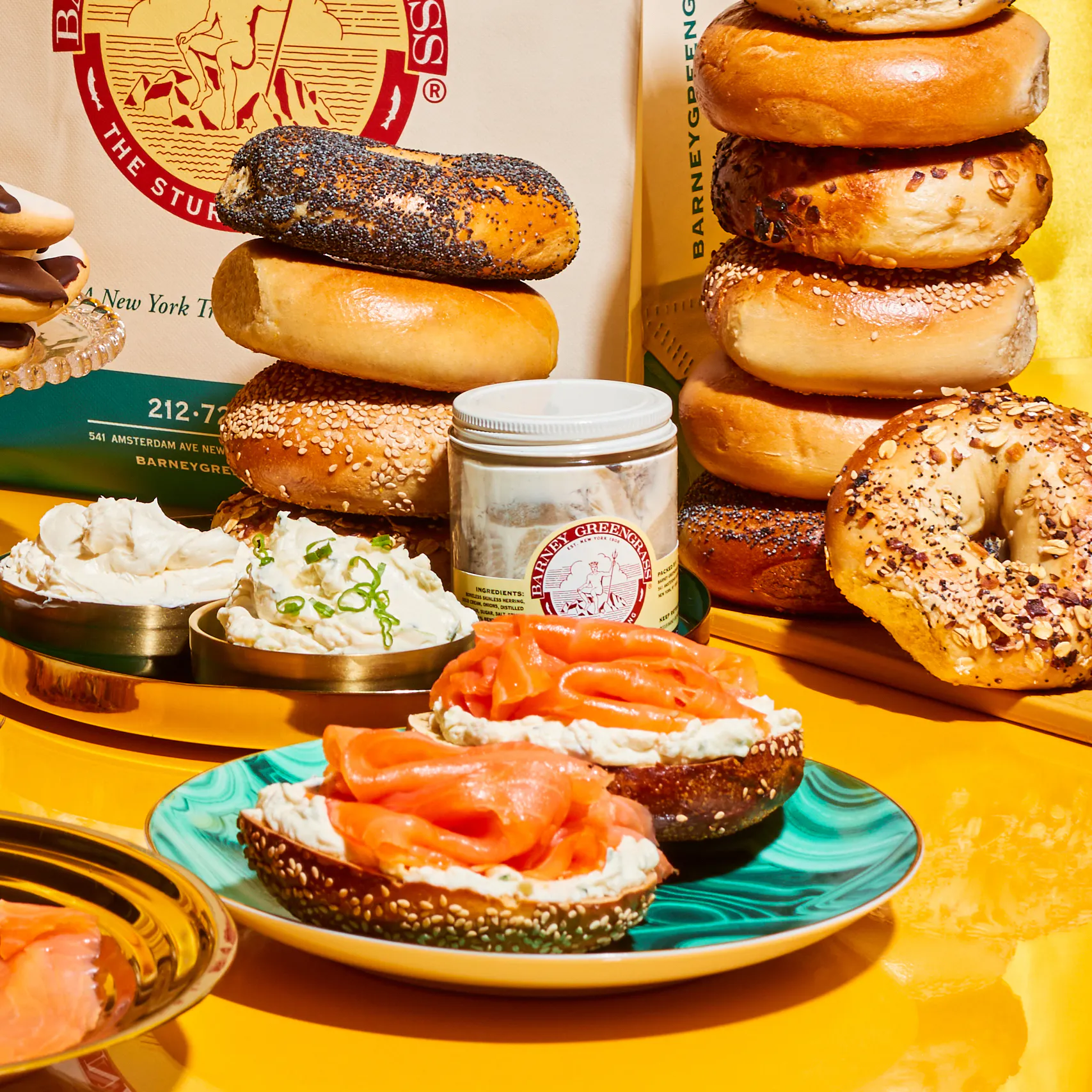 Smoked Fish Trio + Bagels  + 6 Bagels FREE by Barney Greengrass - Alternate image 1
