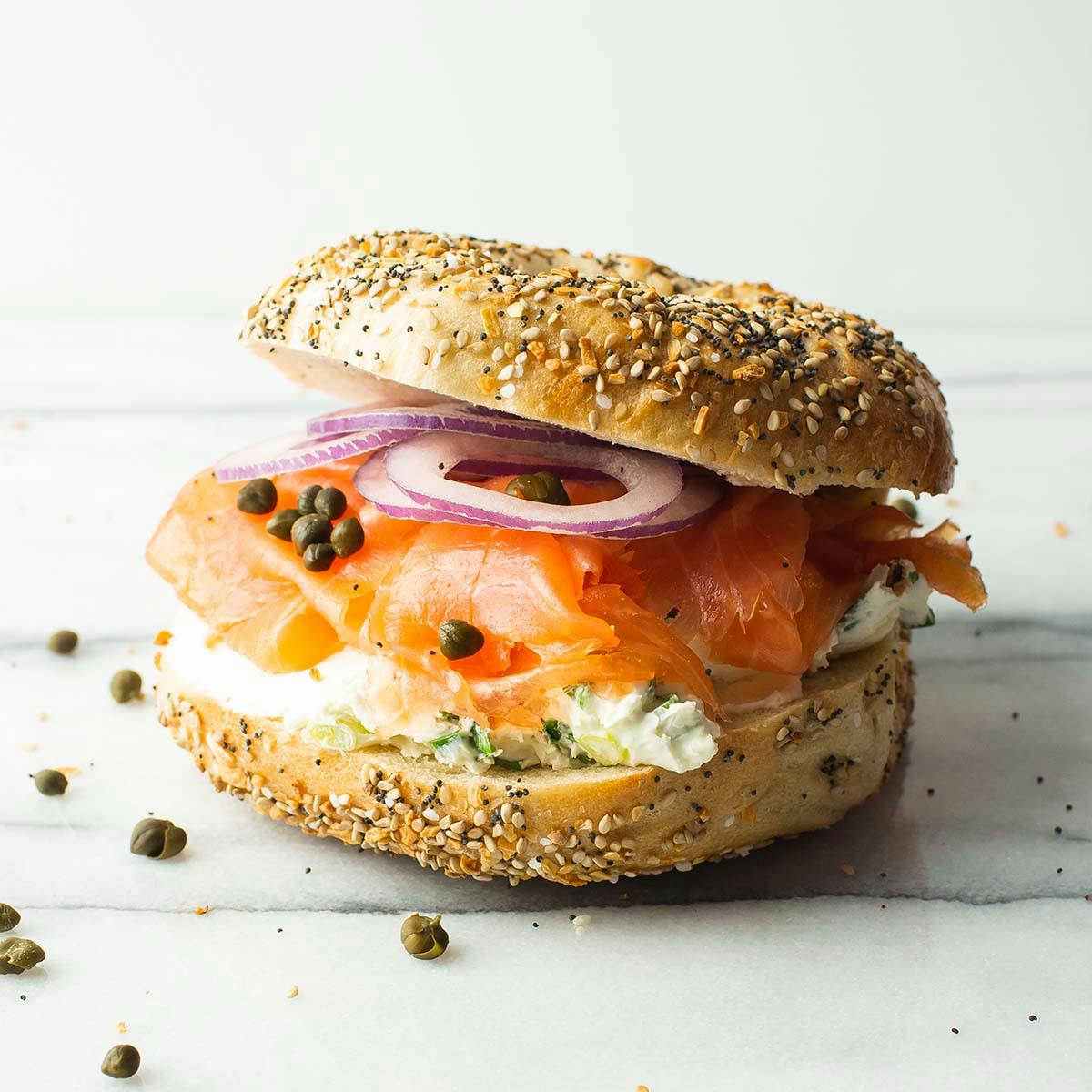 Par-Baked Bagel Brunch for 12 + 8 Bagels FREE by Brooklyn Bagel