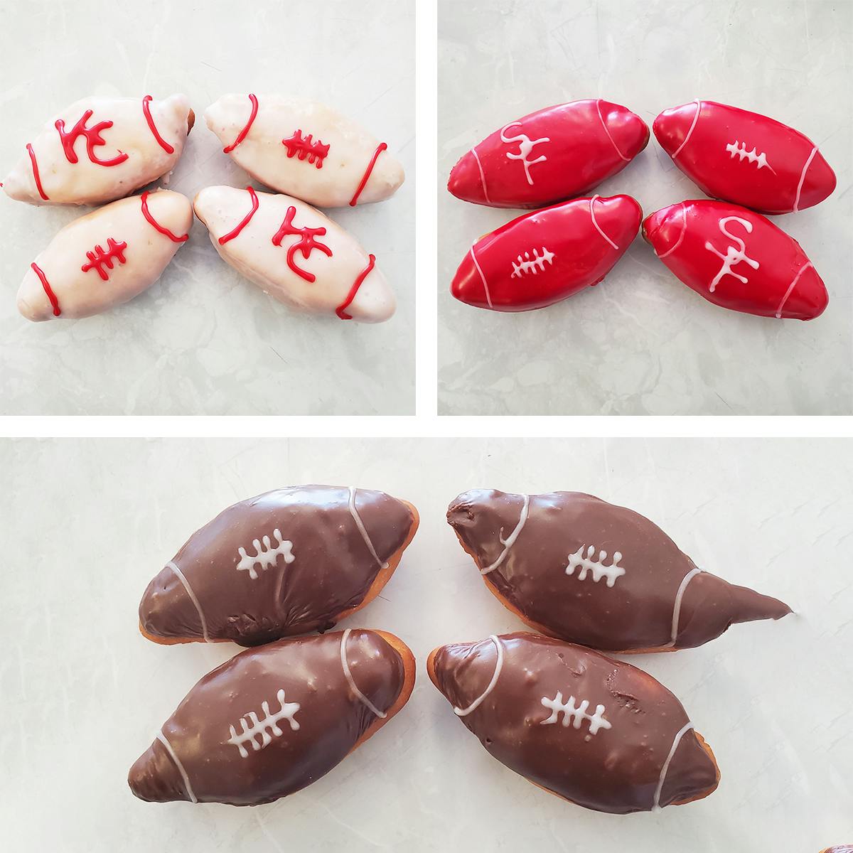 Football Donuts - Choose Your Own 8 Pack by Primo's Donuts