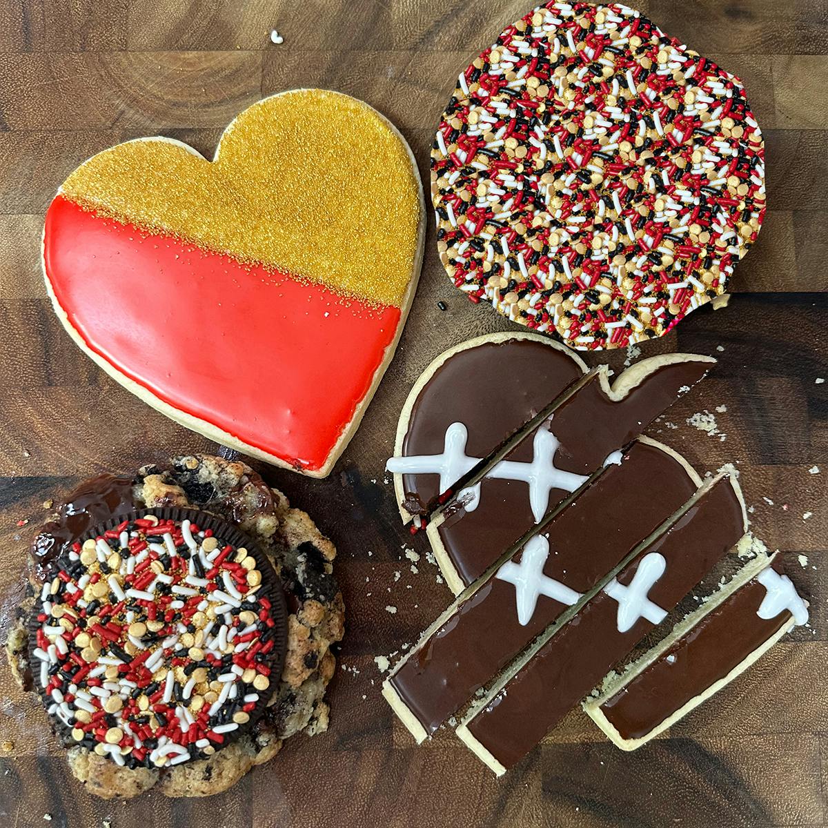 Championship Shuffle Lovers GIANT Cookies Pack by Big Fat Cookie - Alternate image 3