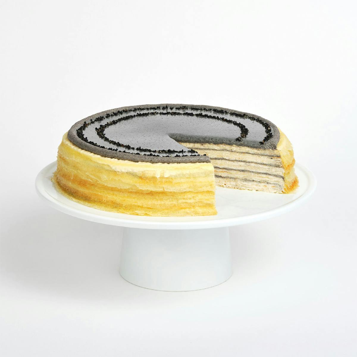Sesame Ti Kuan Yin Tea Mille Crêpes Cake by Lady M Confections