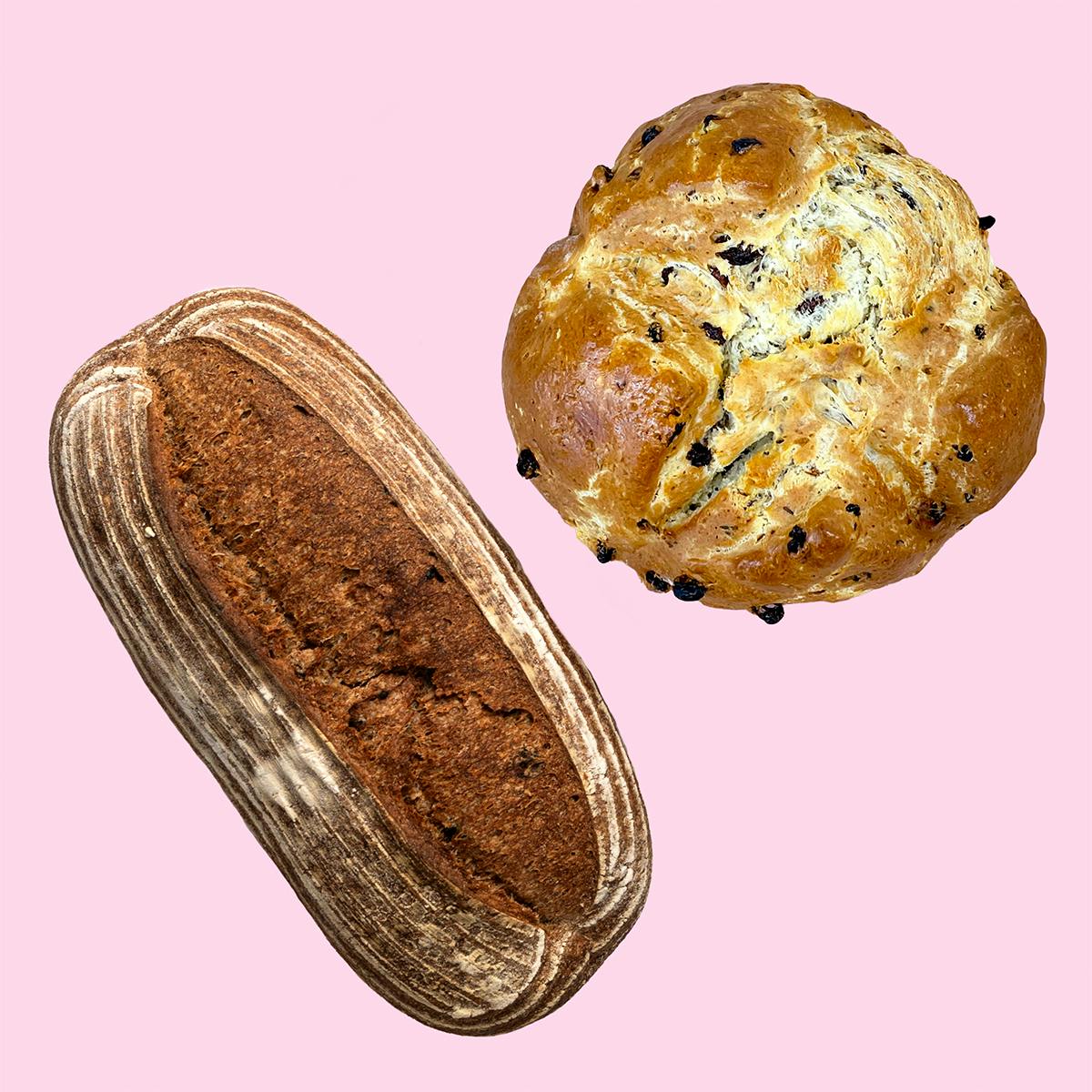 Irish Soda Bread + Irish Brown Bread Combo - 2 Pack by Collegetown Bagels