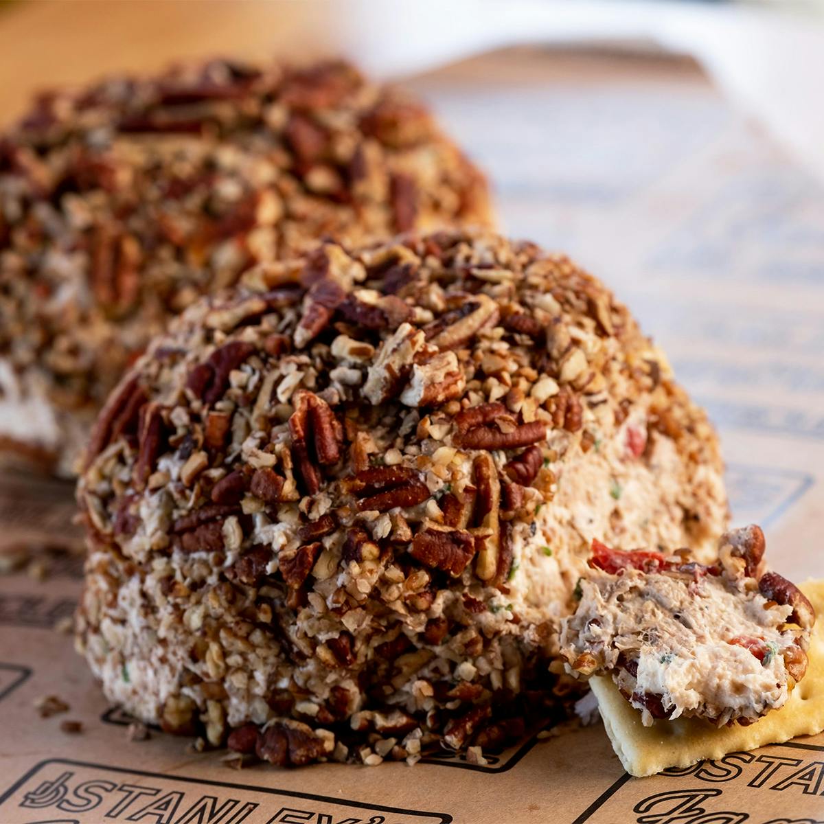 Smoked BBQ Cheese Ball - 1 lb. by Stanley's Famous Pit BBQ - Alternate image 1