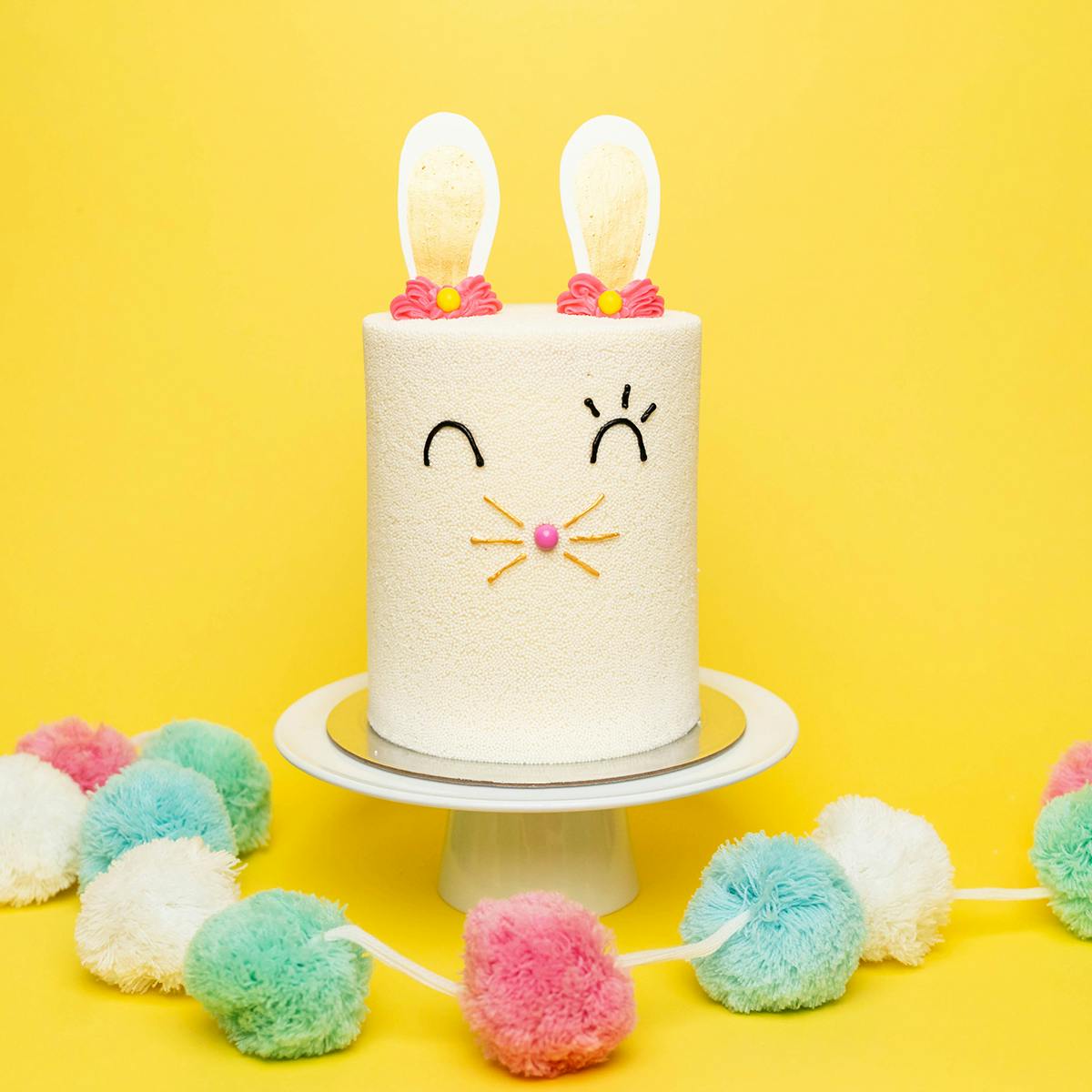 "Hops The Bunny" Rainbow Explosion® Cake by Flour Shop - Alternate image 1