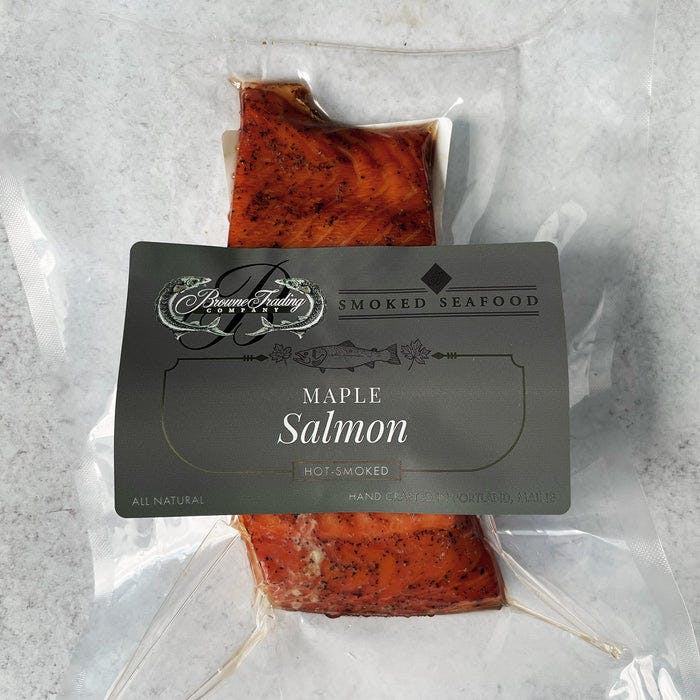 Maple Smoked Salmon - 1/2 lb. by Browne Trading Company - Alternate image 1