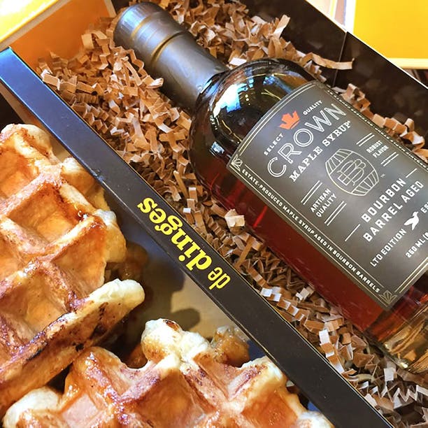 Belgian Liège Wafels & Bourbon Maple Syrup - 8 Pack by Wafels & Dinges - Alternate image 1