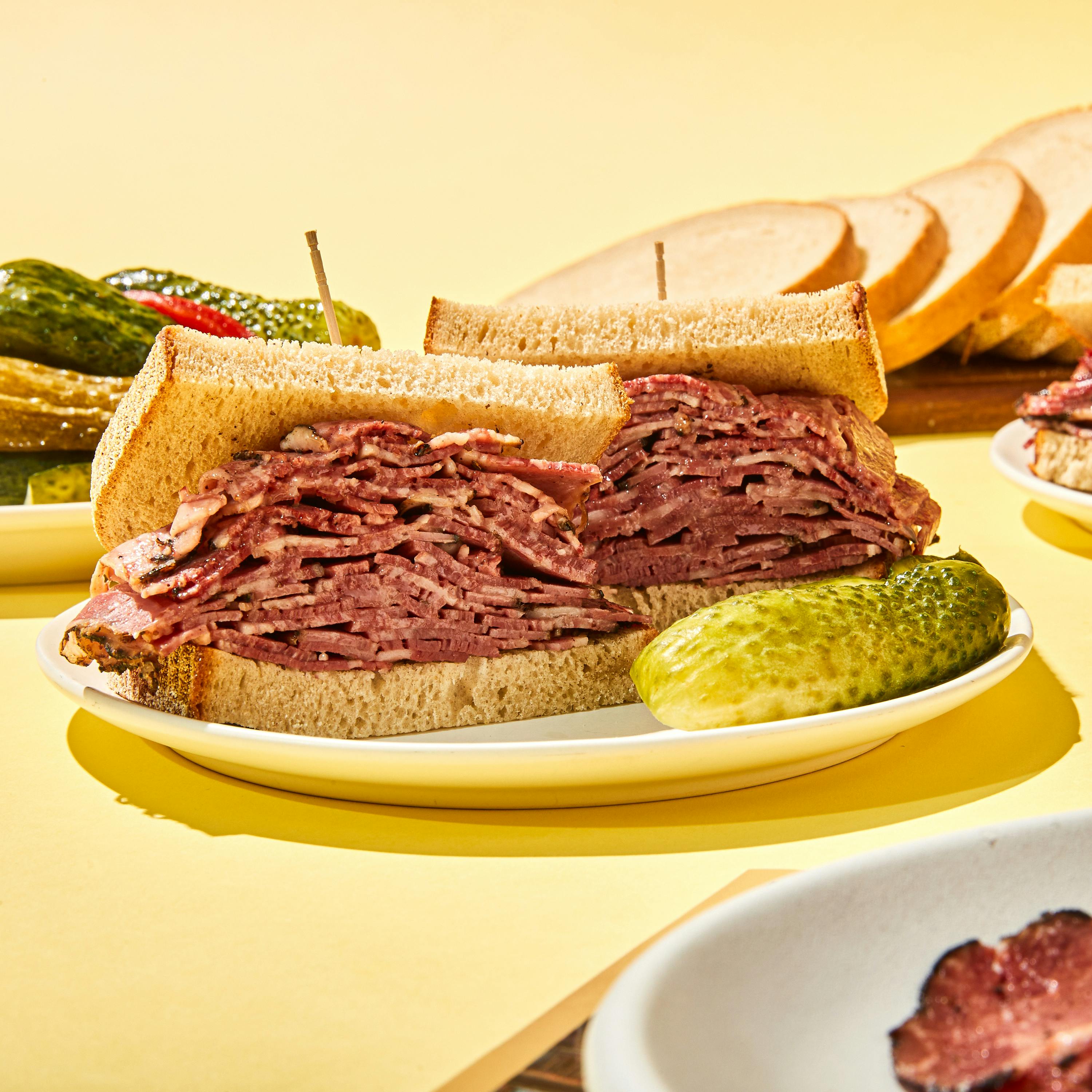 Kosher Corned Beef Sandwich Kit + Matzo Ball Soup for 3-4 by 2nd Ave Deli - Alternate image 2