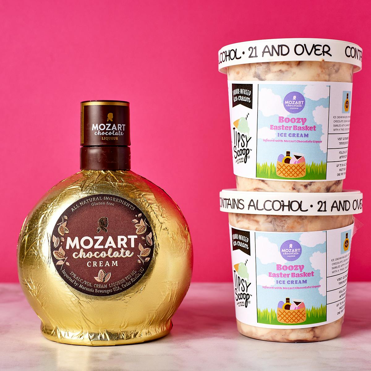 Easter Basket Boozy Ice Cream - 4 Pints by Tipsy Scoop Boozy Ice Cream - Alternate image 1