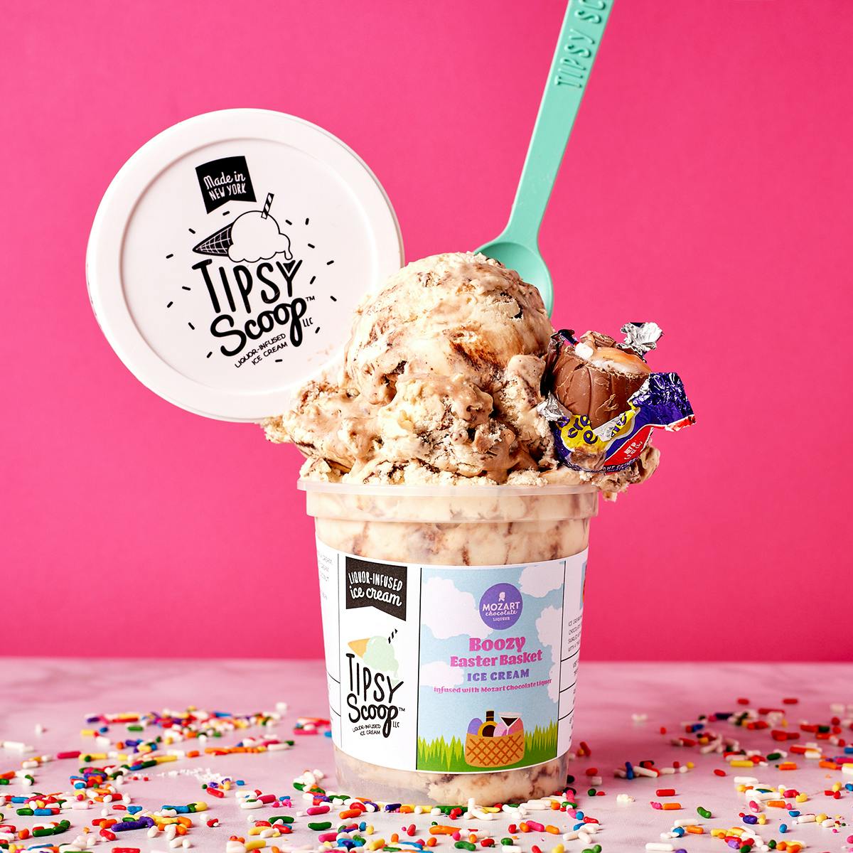 Easter Basket Boozy Ice Cream - 4 Pints by Tipsy Scoop Boozy Ice Cream - Alternate image 4