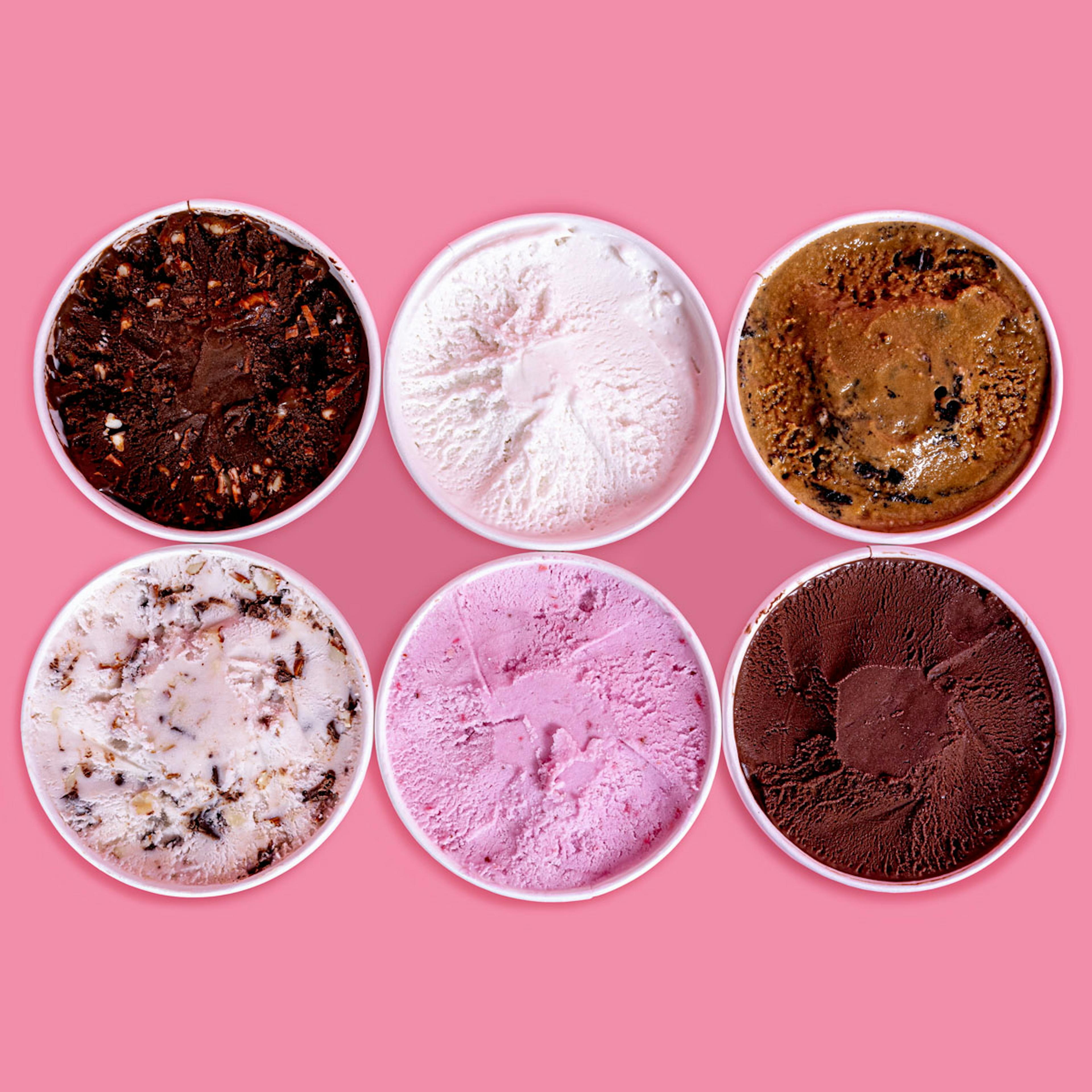 Vegan Ice Cream Sampler - 6 Pints by The Comfy Cow