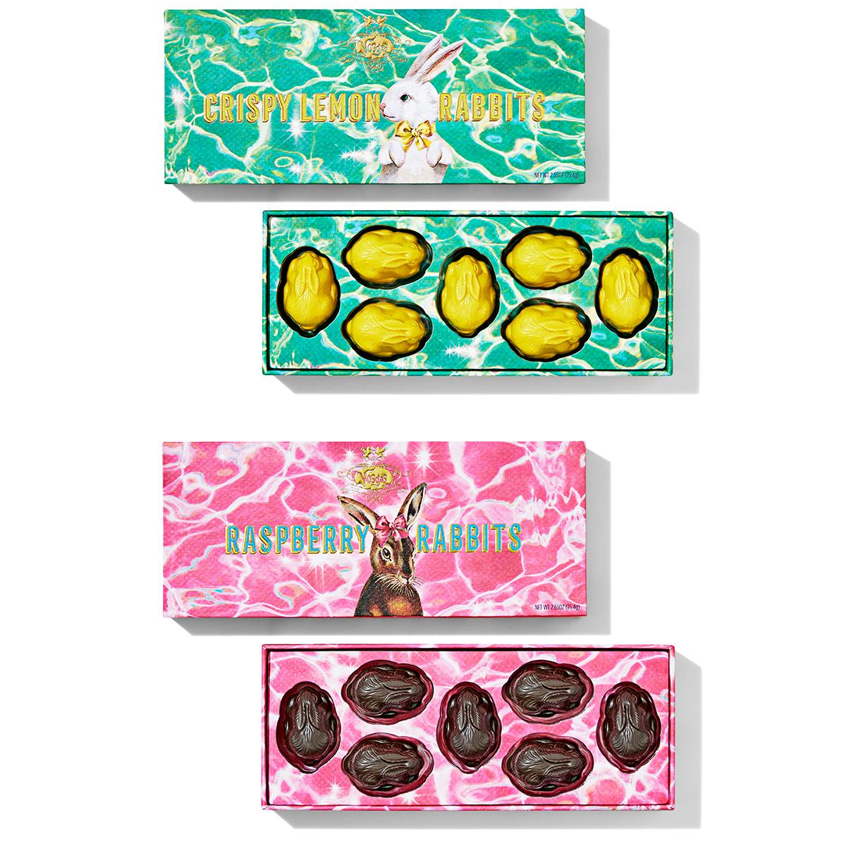 Crispy Lemon Rabbits + Raspberry Rabbits Bundle by Vosges Haut-Chocolat