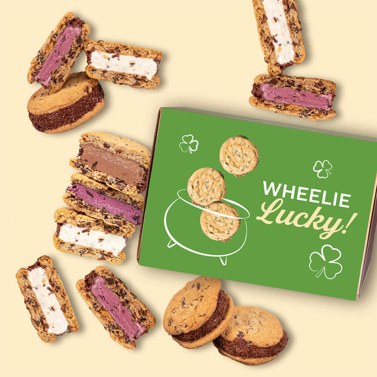 St. Patty's “Chip Wheelies” Ice Cream Sandwiches - 12 Pack by Graeter's Ice Cream